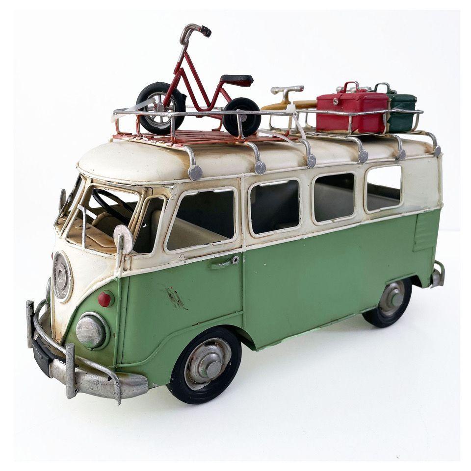 Auto de Colección, Autos A Escala, Kombi Decoración Vintage Fierro-0