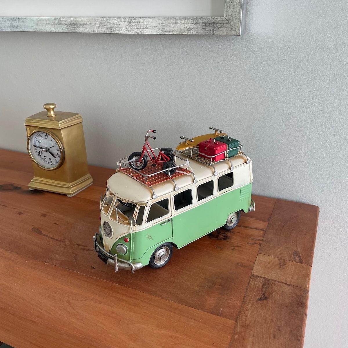 Auto de Colección, Autos A Escala, Kombi Decoración Vintage Fierro-4