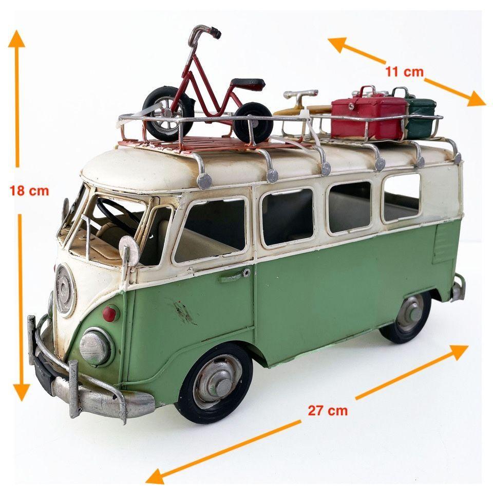 Auto de Colección, Autos A Escala, Kombi Decoración Vintage Fierro-5