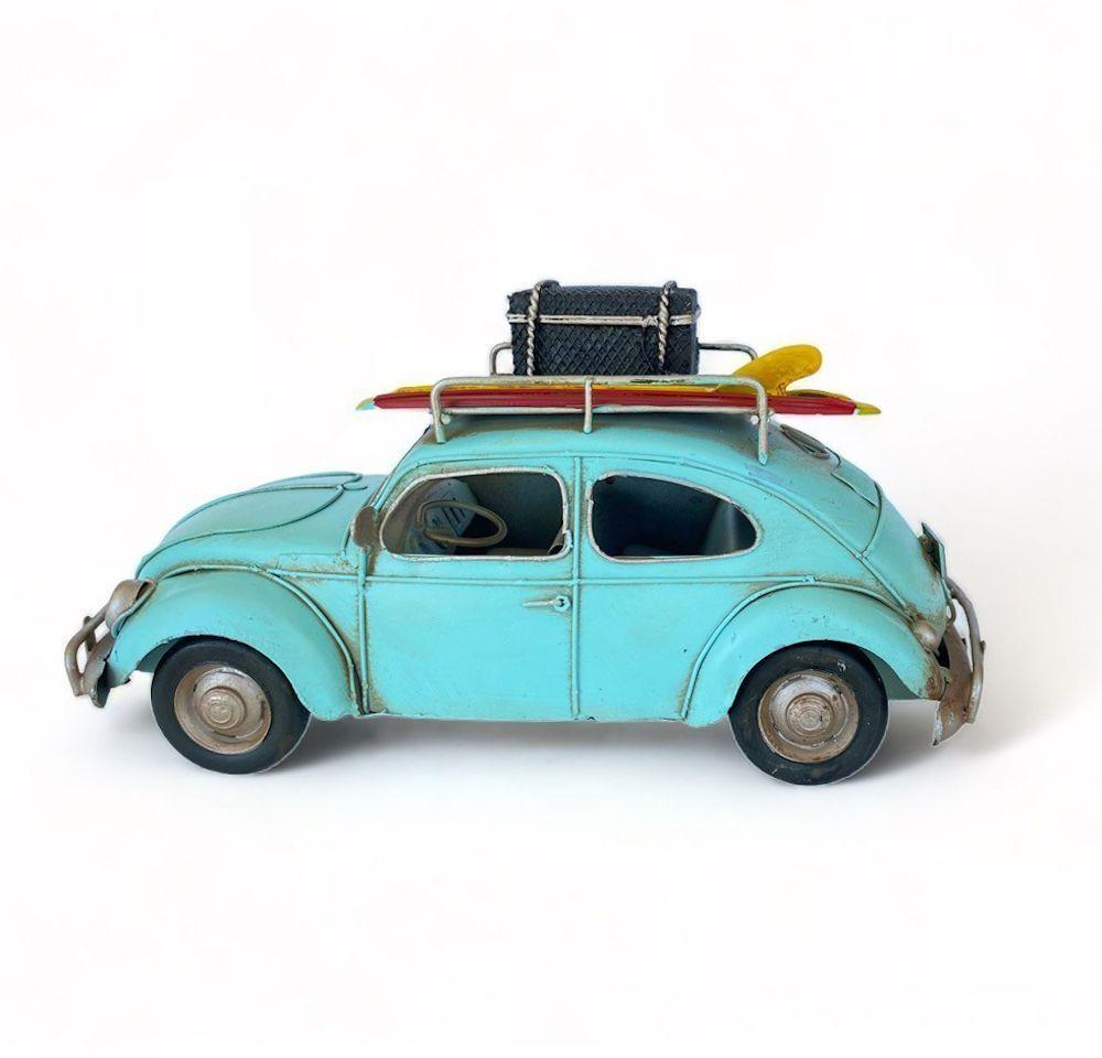 Auto de colección, Autos a Escala, Volkswagen Escarabajo Decoración Vintage-2