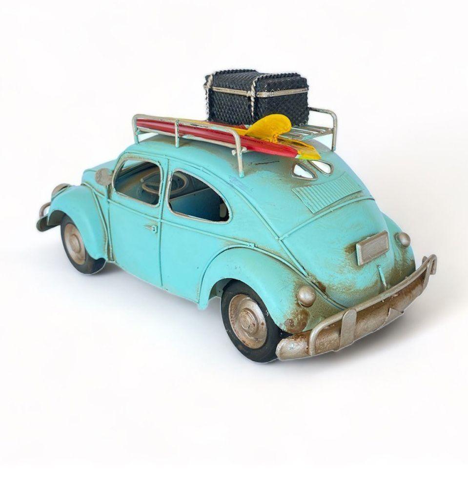Auto de colección, Autos a Escala, Volkswagen Escarabajo Decoración Vintage-3