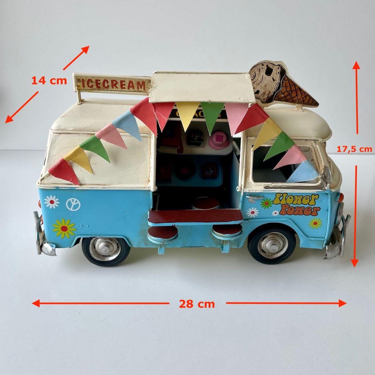 Auto A Escala, Kombi De Colección Decoración Vintage Fierro-4