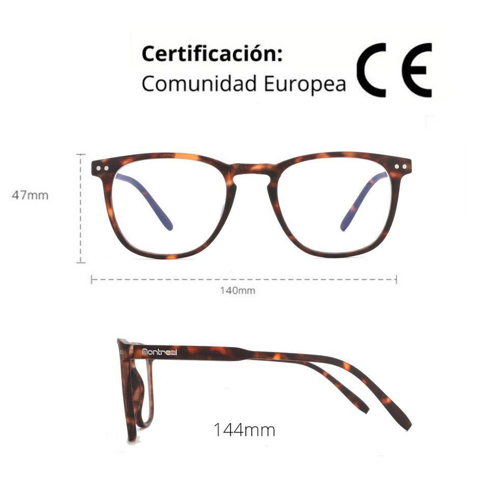 Lentes Ópticos +1.0 Lectura Anteojos Graduados Presbicia Gafas-4