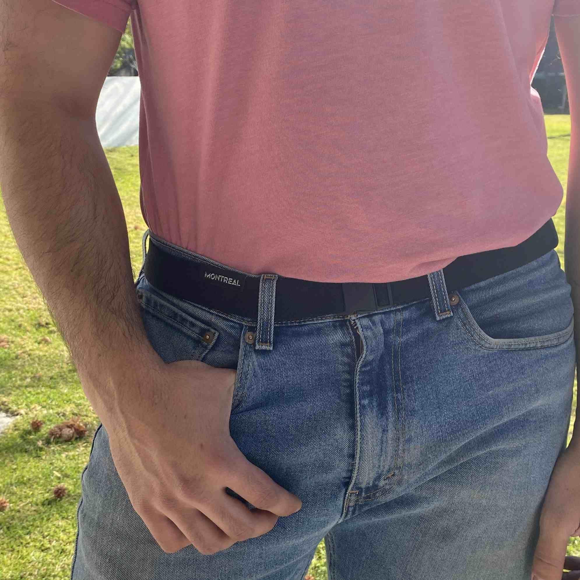 Cinturón Elástico Elasticado Hombre Mujer Ajustable Alto 3cm-3