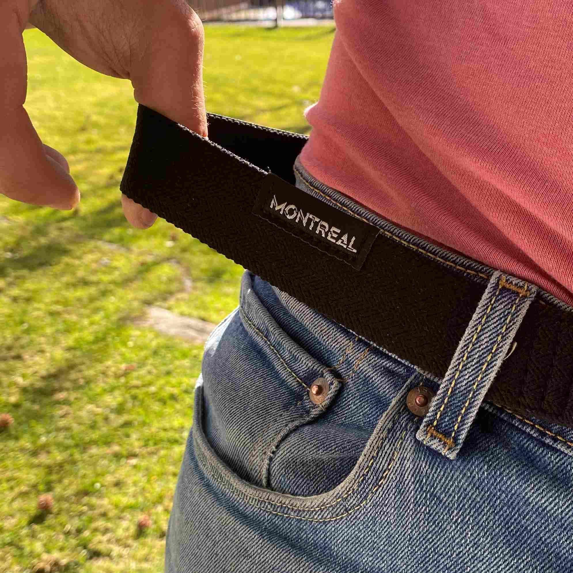 Cinturón Elástico Elasticado Hombre Mujer Ajustable Alto 3cm-5