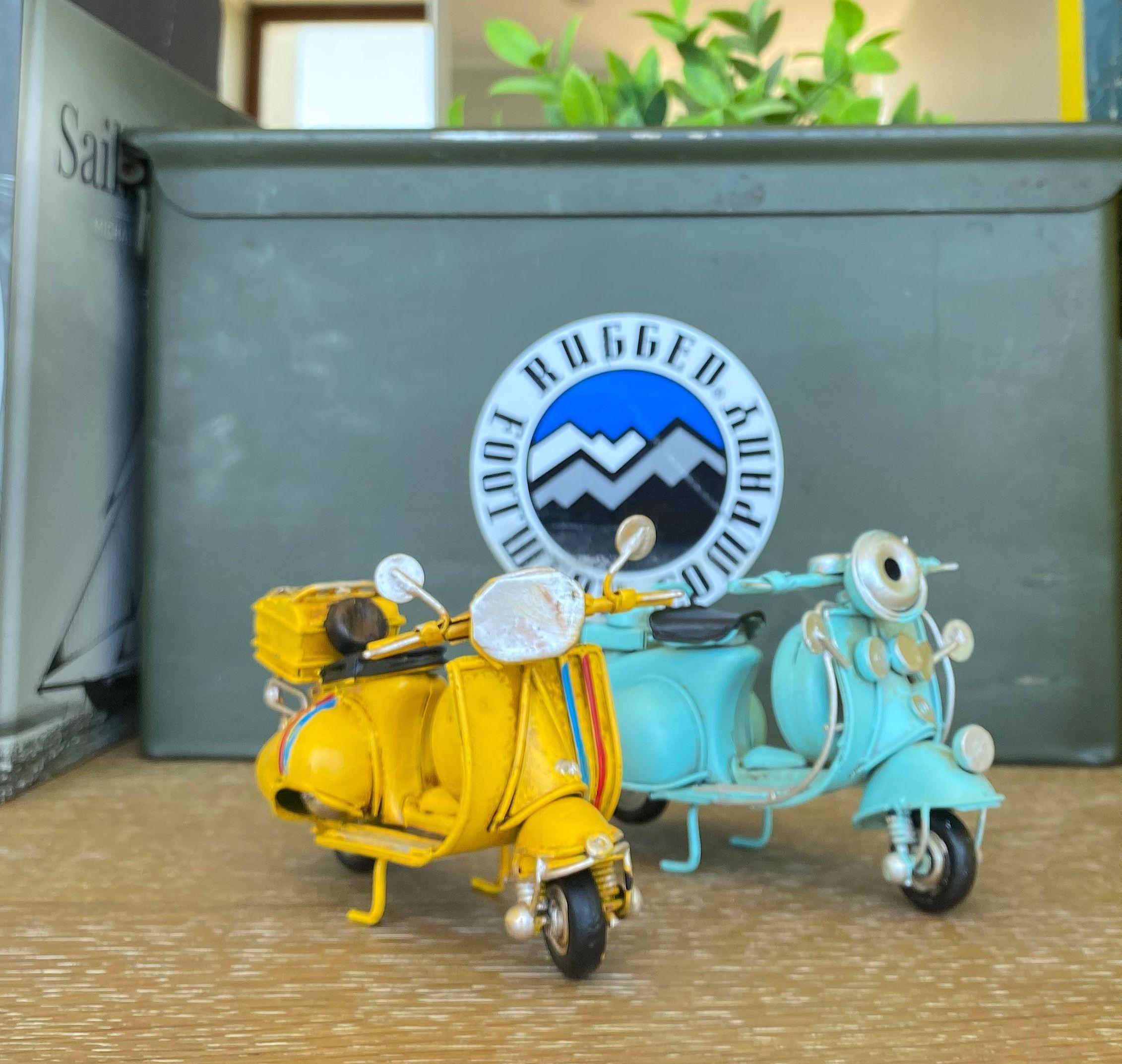Moto Vespa A Escala, Colección Decoración Vintage En Fierro S-5