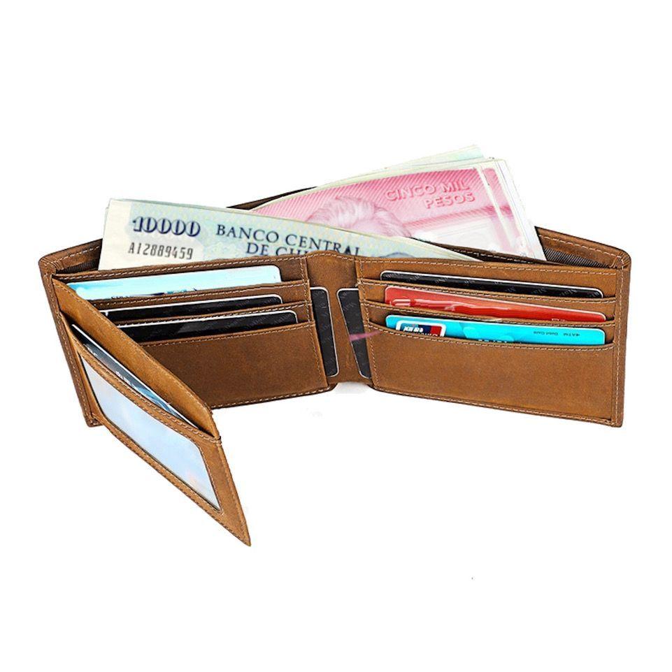 Billetera Hombre, Cuero Genuino, Montreal Trifold-2