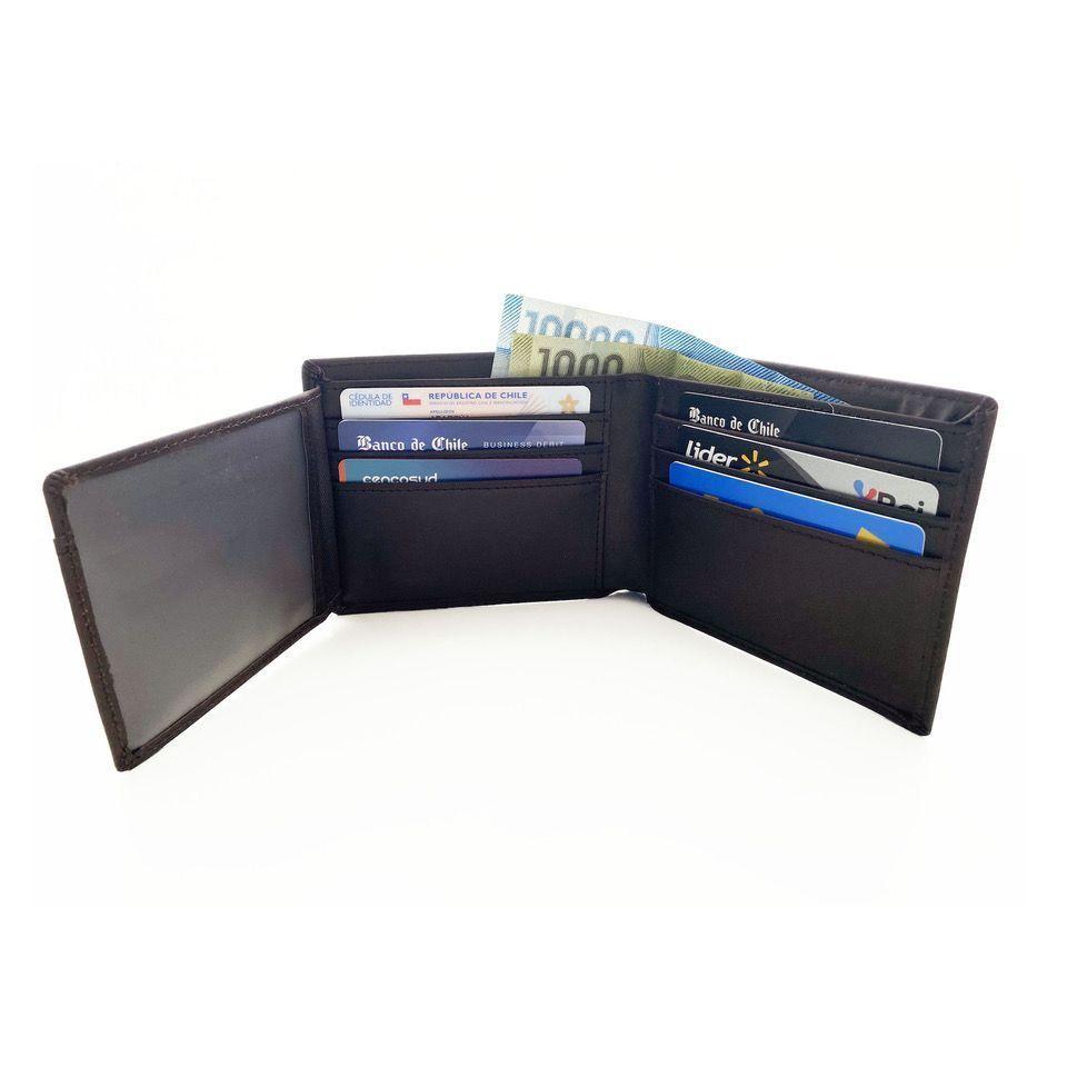 Billetera Hombre, Cuero Genuino, Montreal Trifold-1