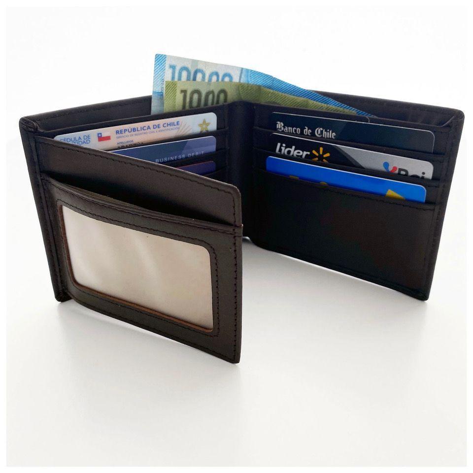 Billetera Hombre, Cuero Genuino, Montreal Trifold-2
