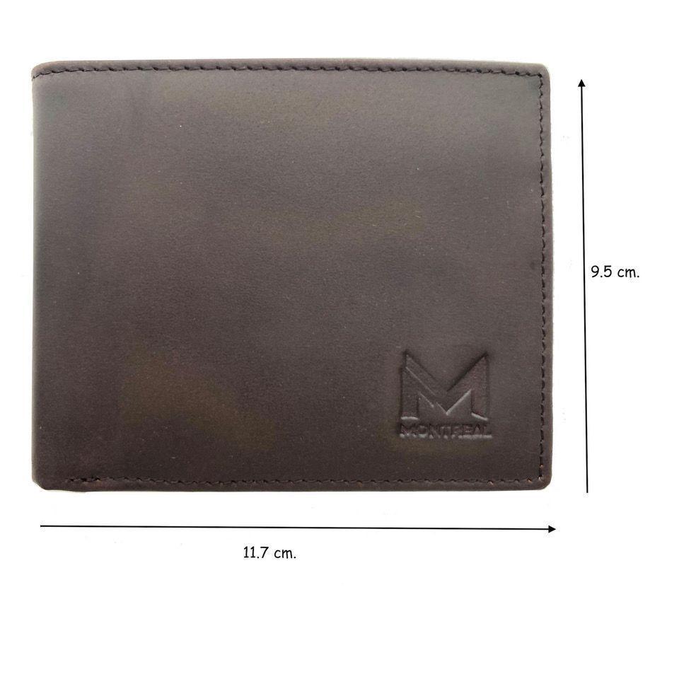 Billetera Hombre, Cuero Genuino, Montreal Trifold-3