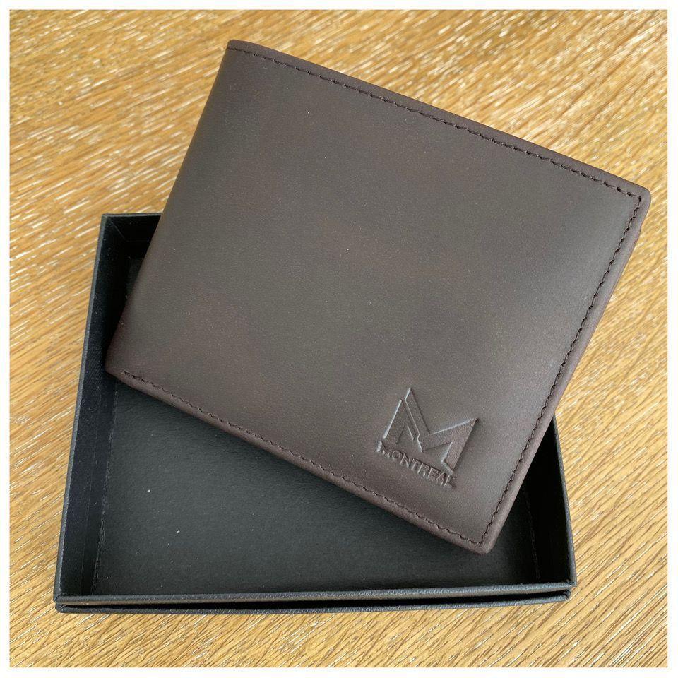 Billetera Hombre, Cuero Genuino, Montreal Trifold-5