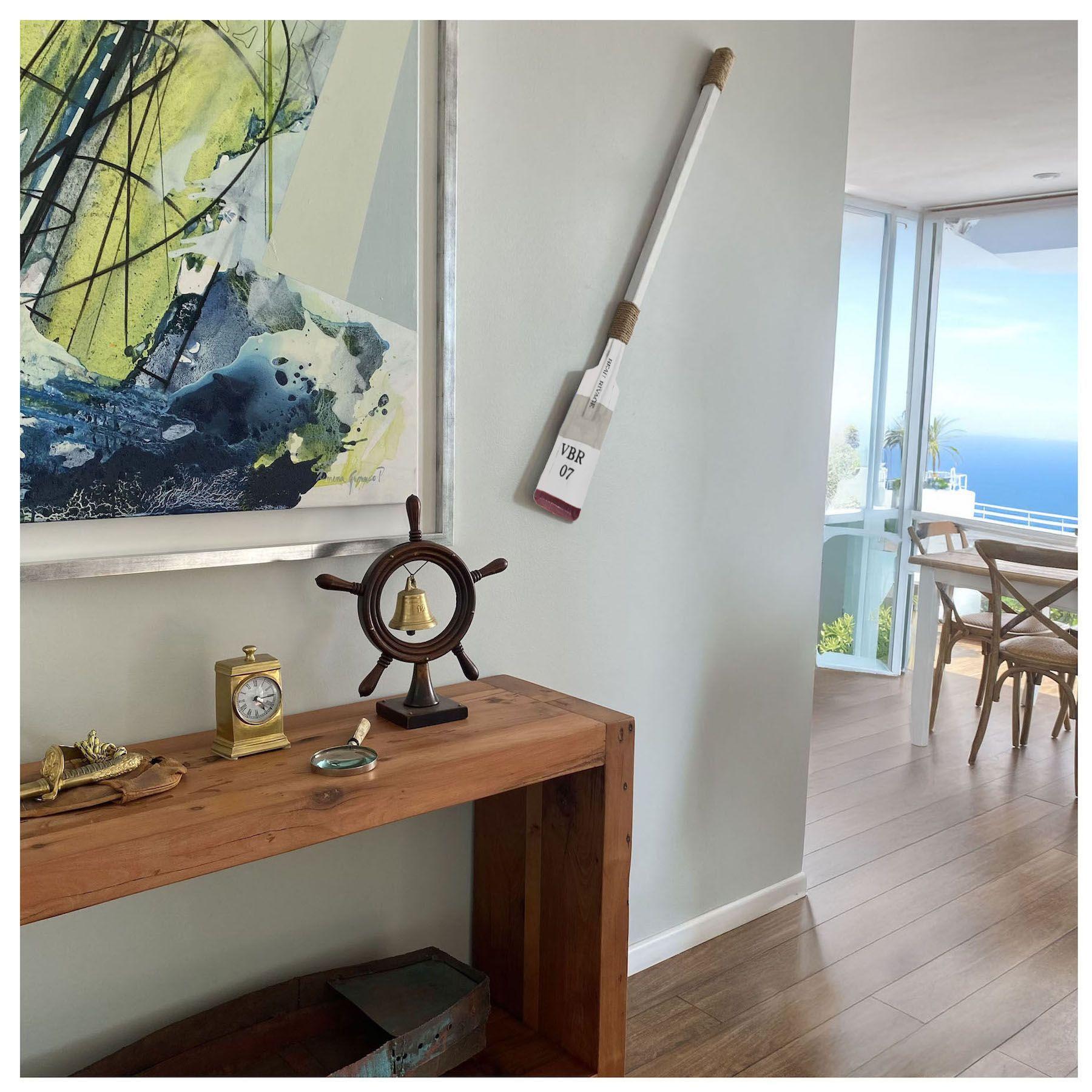 Remo Decorativo Madera, Decoración Náutica Marina, Montreal-4