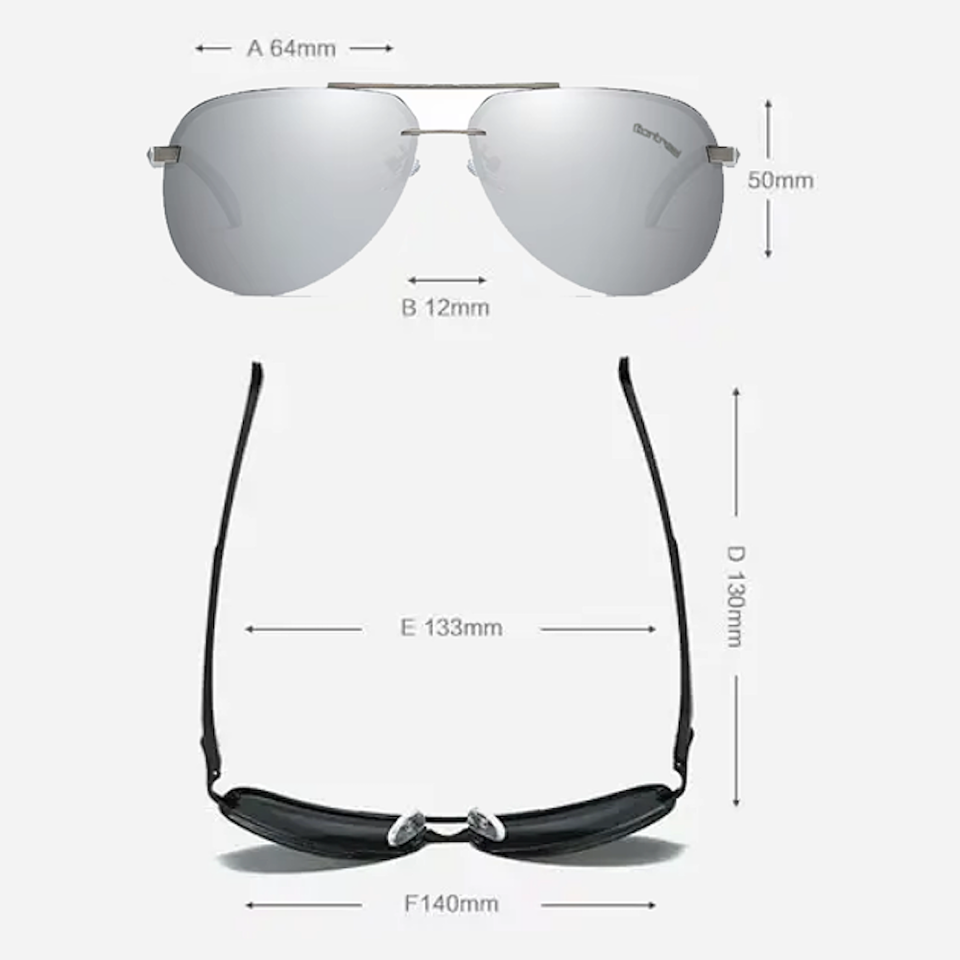 Lentes Polarizados Sol Hombre, Anteojos Aviador, Gafas-4