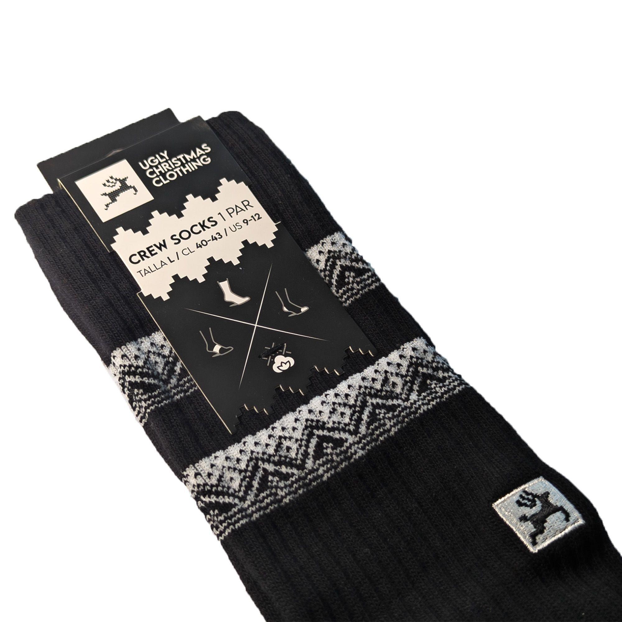 Crew Socks Black Marshall-4