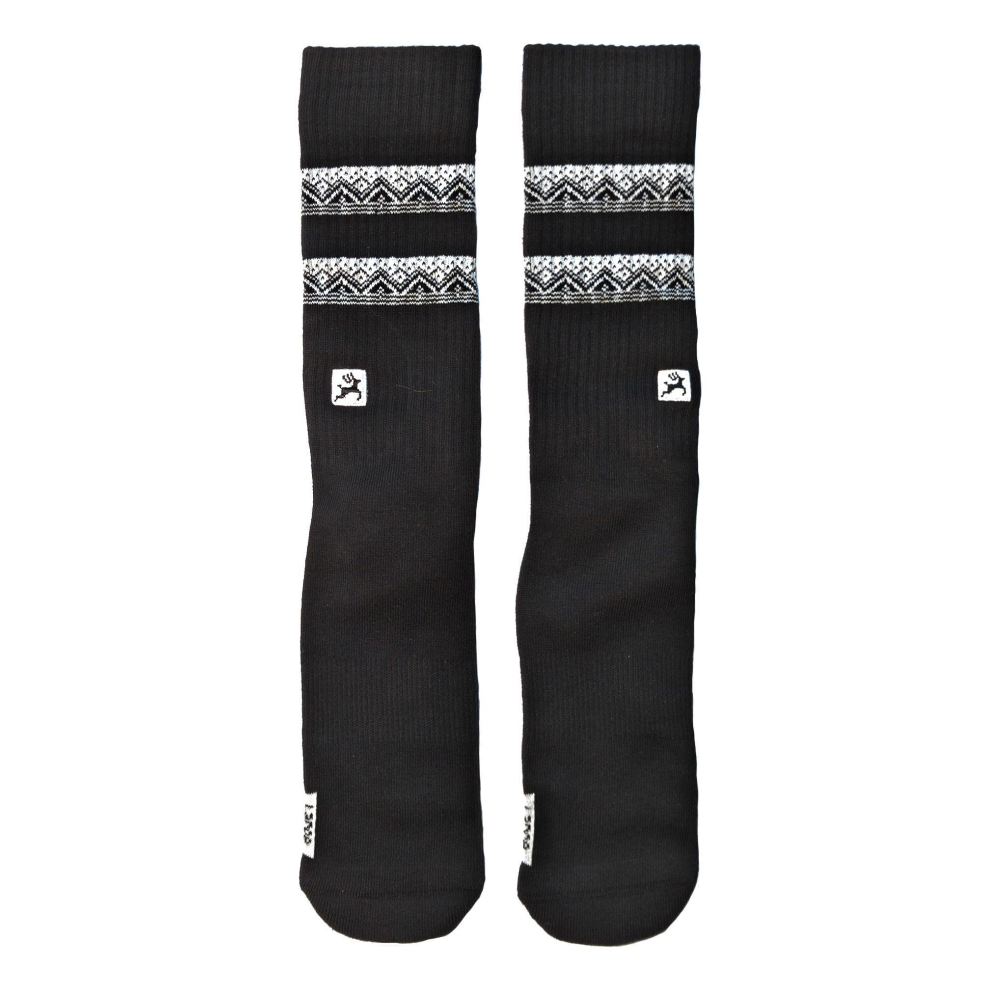 Crew Socks Black Marshall-2