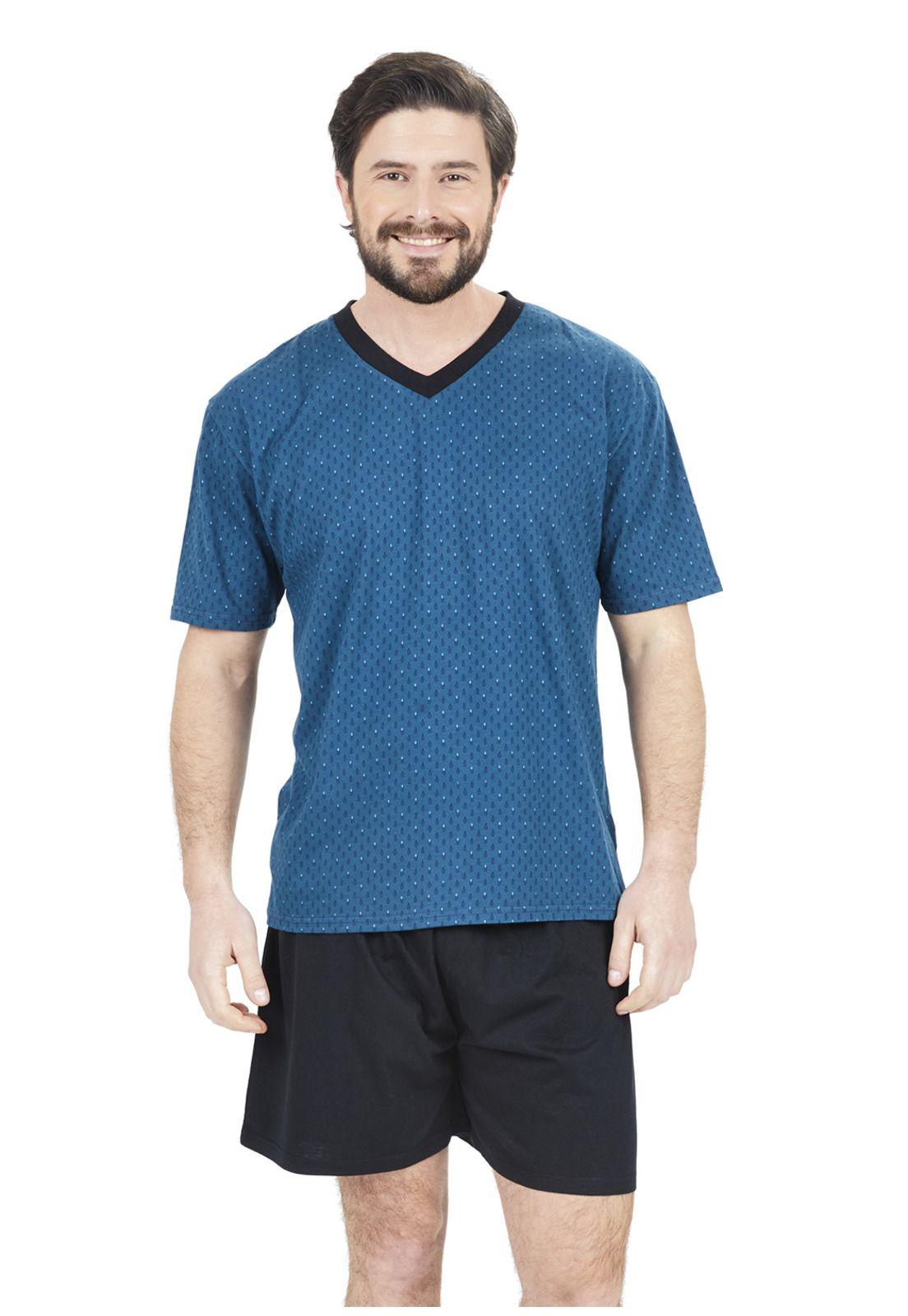 Pijama short algodón 77.719-PET Kayser-0