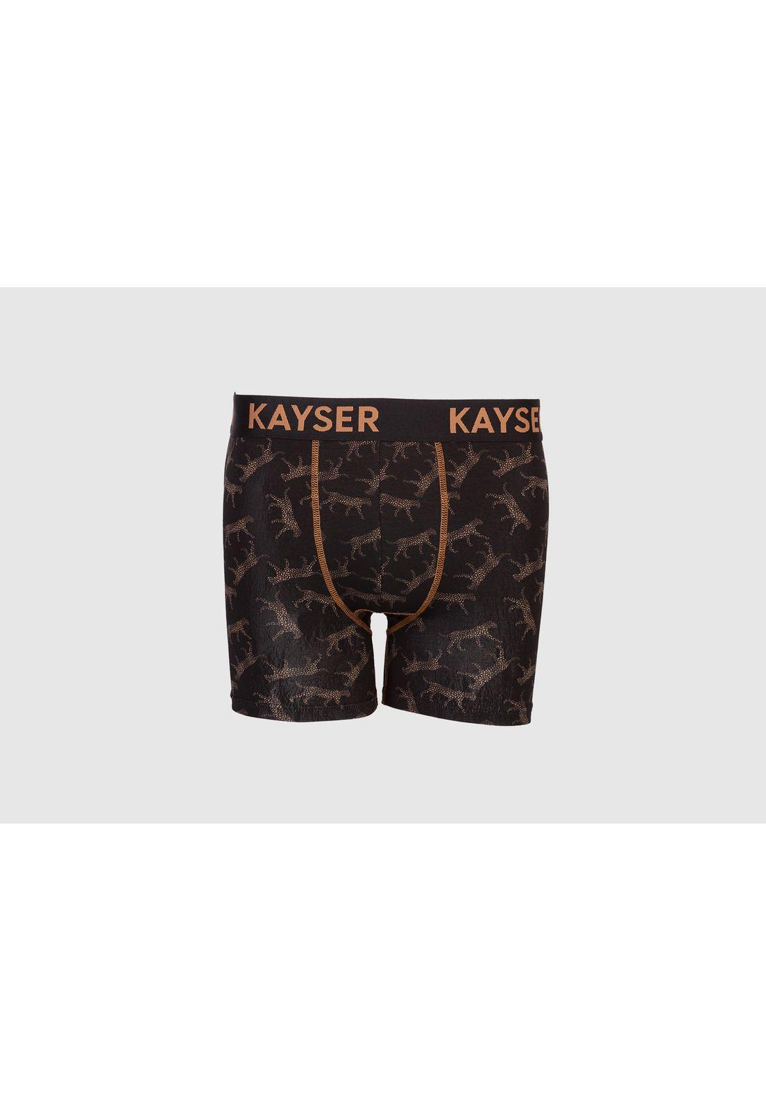 Pack 3xboxer largo algodón P393254-NEG Kayser-1
