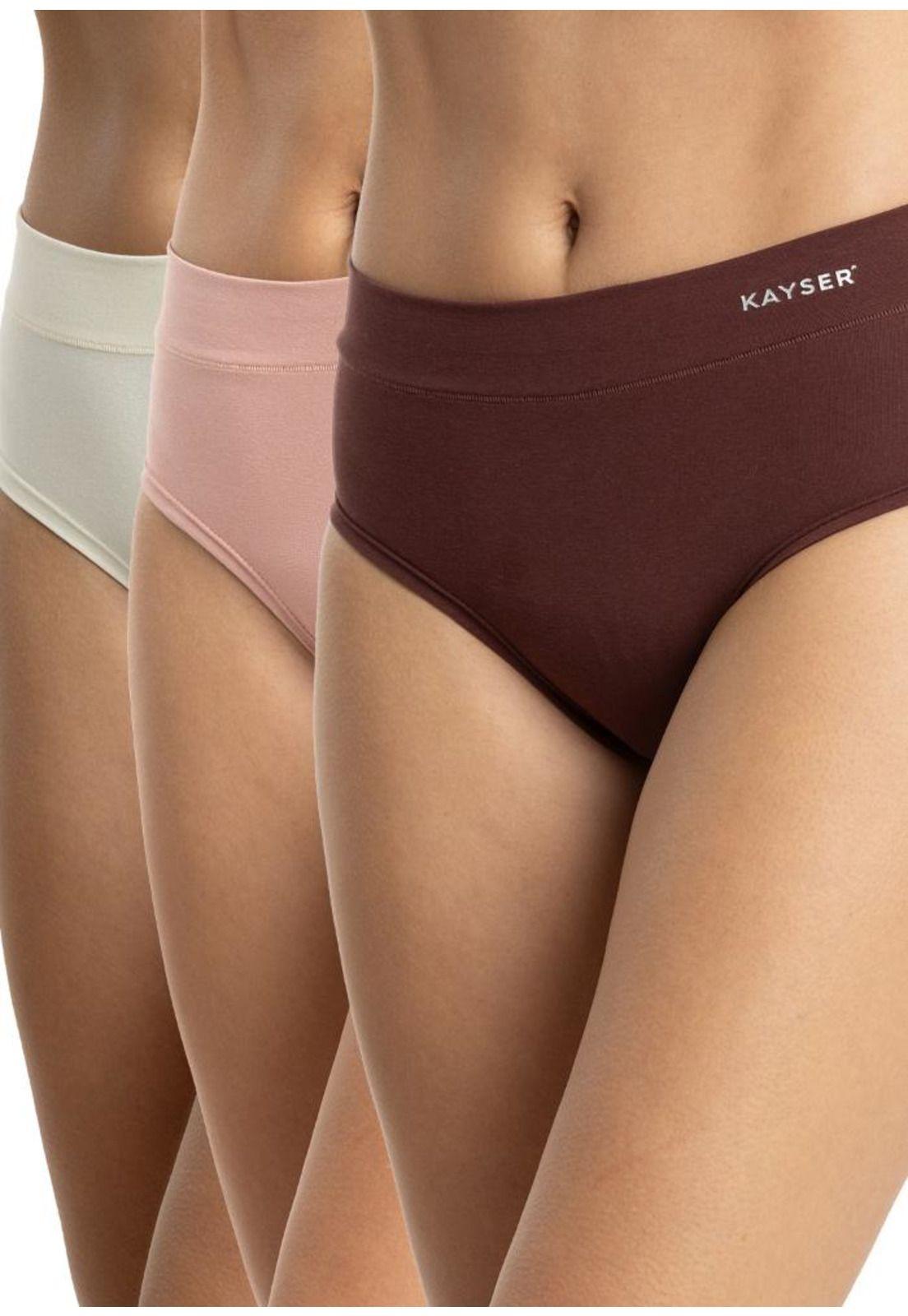 Pack  3 Calzones Hi-Leggs  Algodón Mujer Kayser   P311.80-ROS1-0