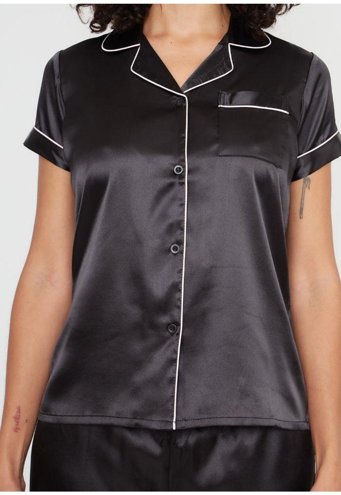 Pijama mujer satin KAYSER 70.1120-NEG-2