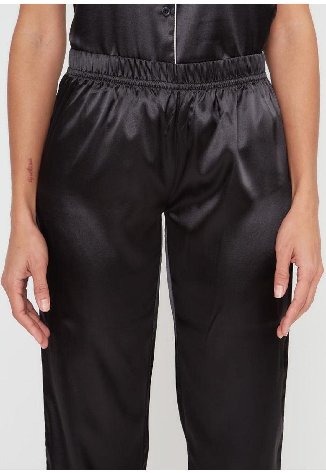 Pijama mujer satin KAYSER 70.1120-NEG-3
