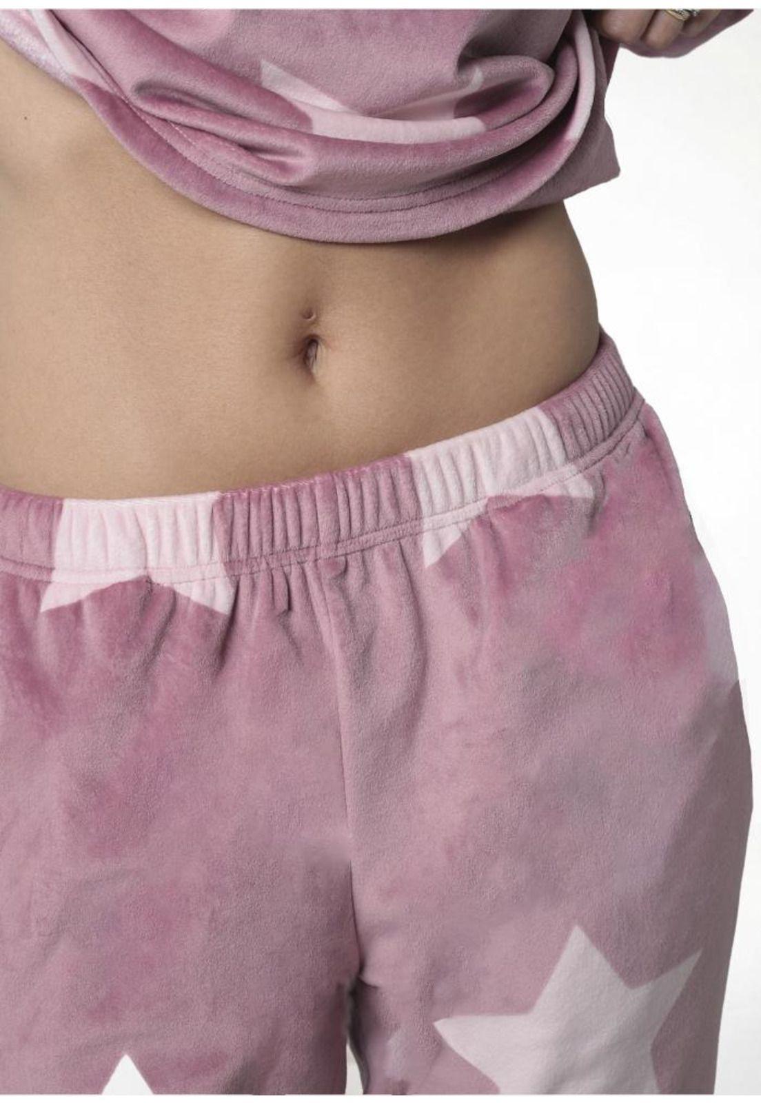 Pijama de mujer Plush 60.1616M-ROS-2