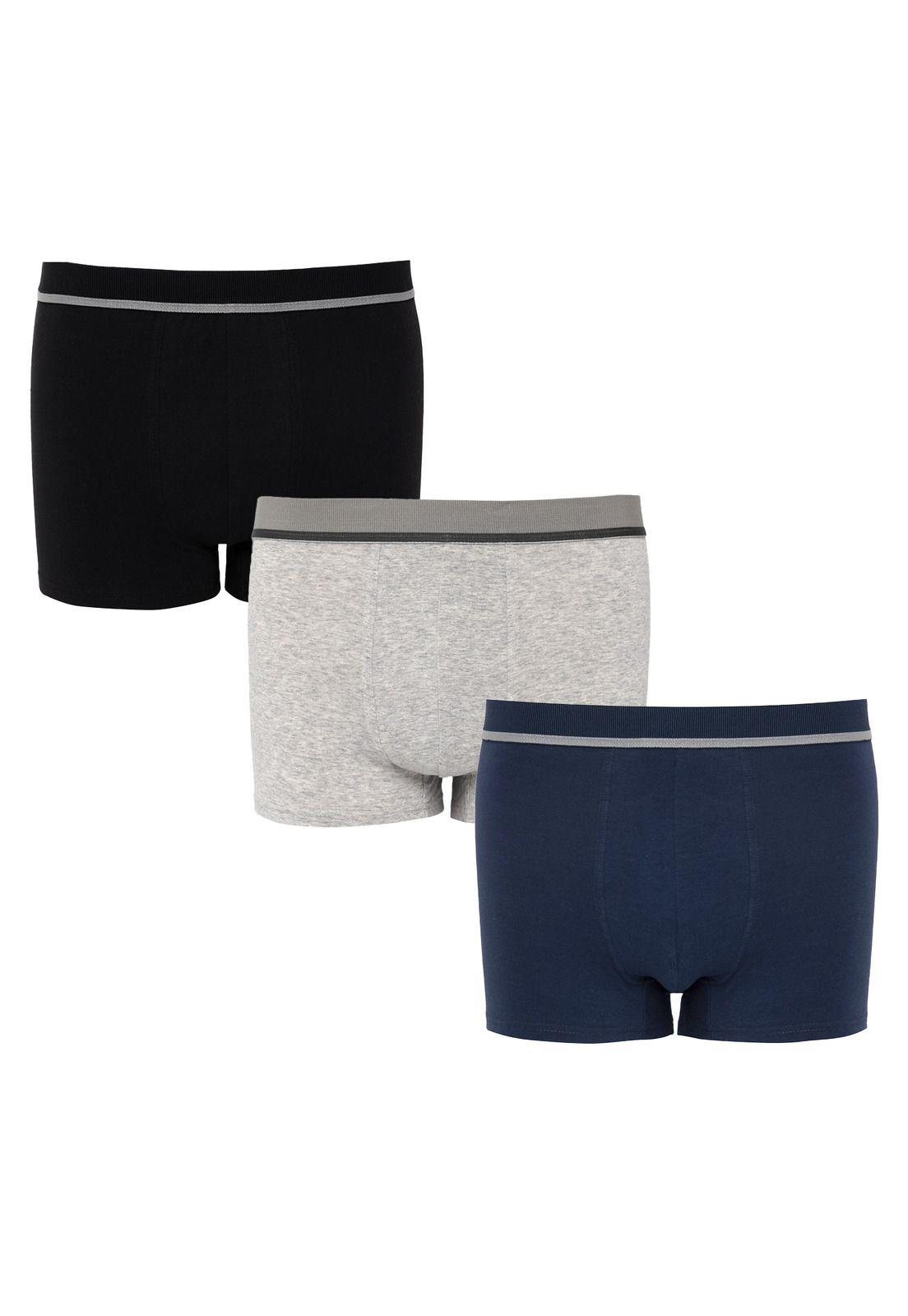 Pack 3x boxer corto algodón P393.08-SUR1 Kayser-0