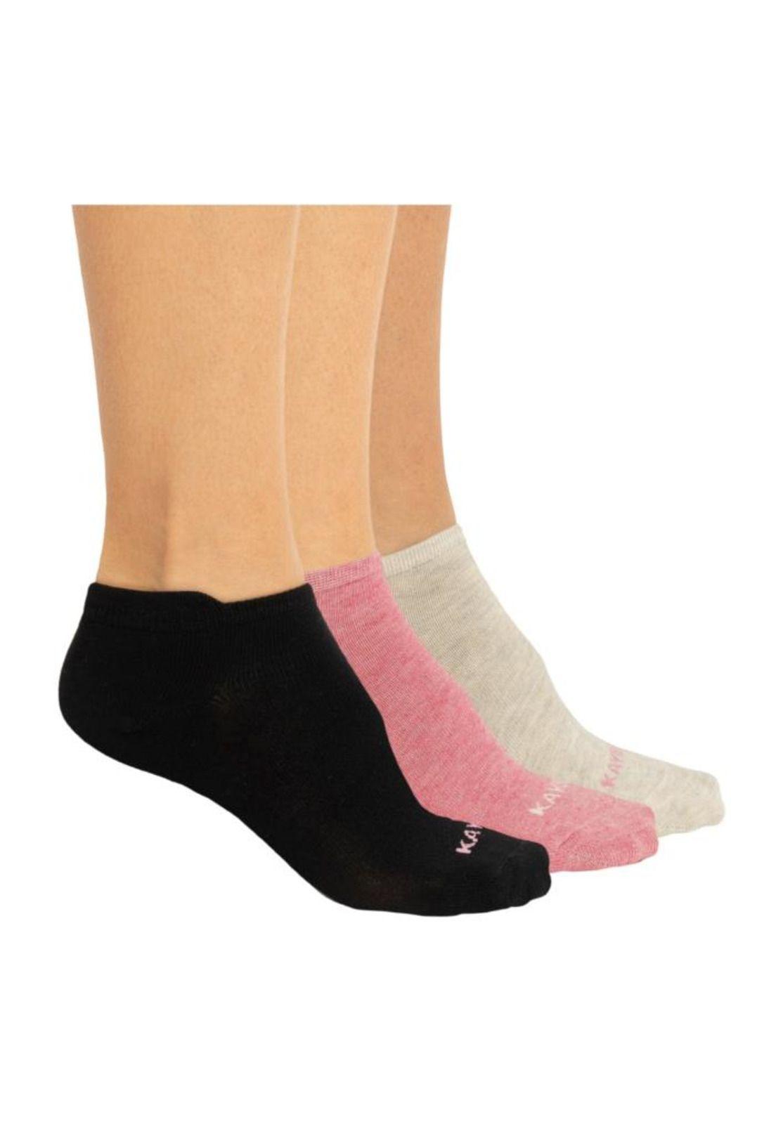 Pack 3 Calcetines Tobilleros Bambú Mujer Kayser  99.MP3610-BLA-0