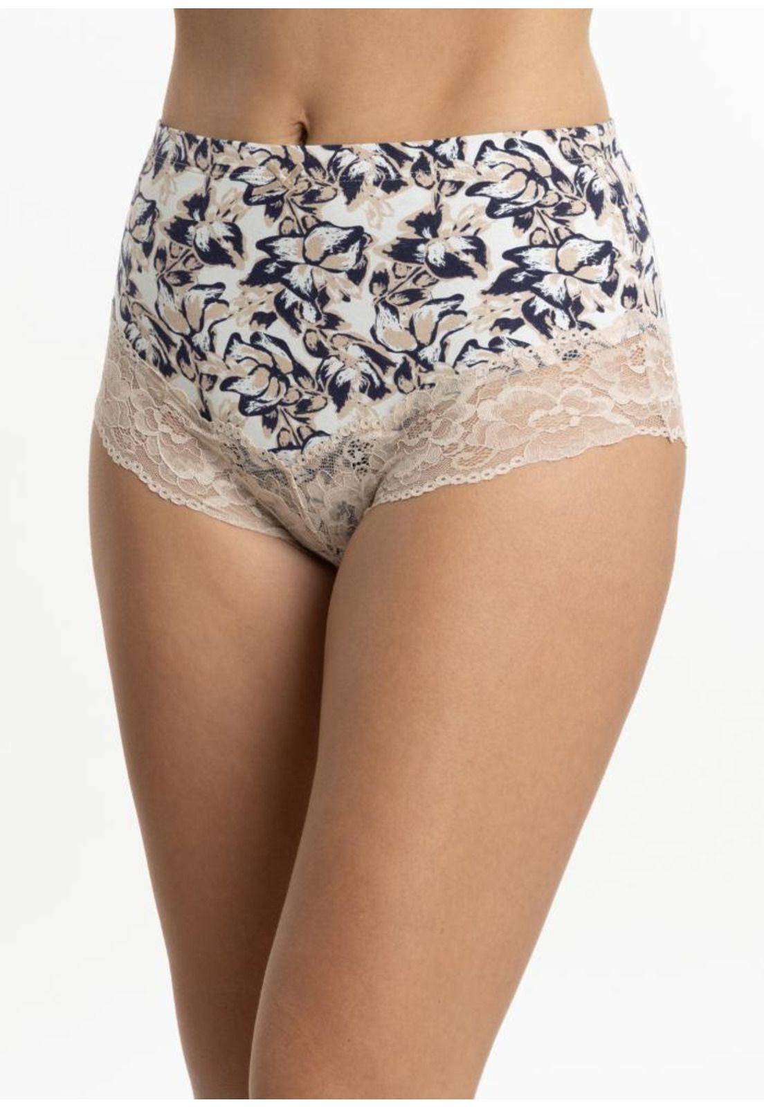 Pack 2 Pantaletas Tiro Alto Algodón Mujer Kayser P2145053-AZU5-1