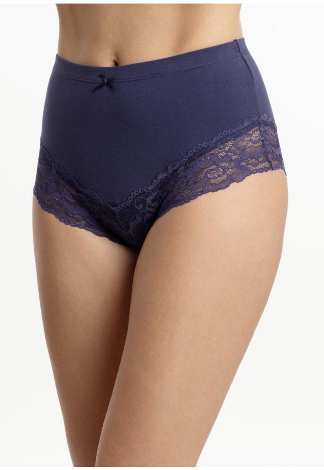 Pack 2 Pantaletas Tiro Alto Algodón Mujer Kayser P2145053-AZU5-3
