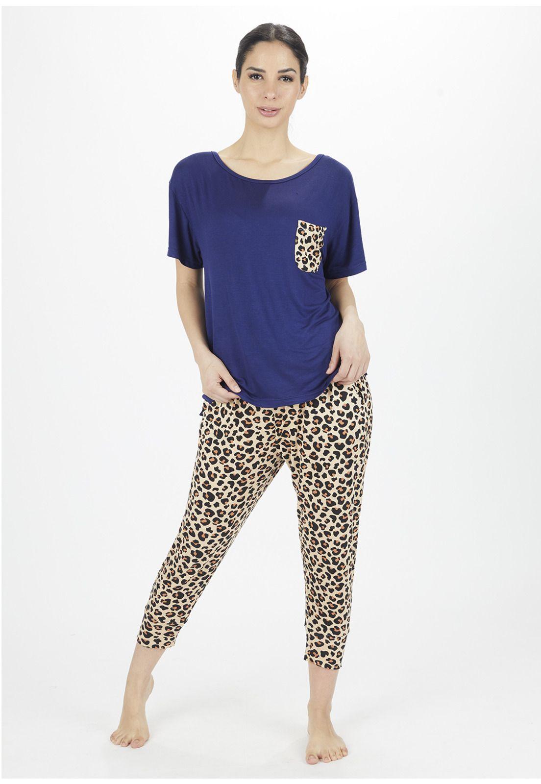 Pijama Capri viscosa 70.903-AZU Kayser-0