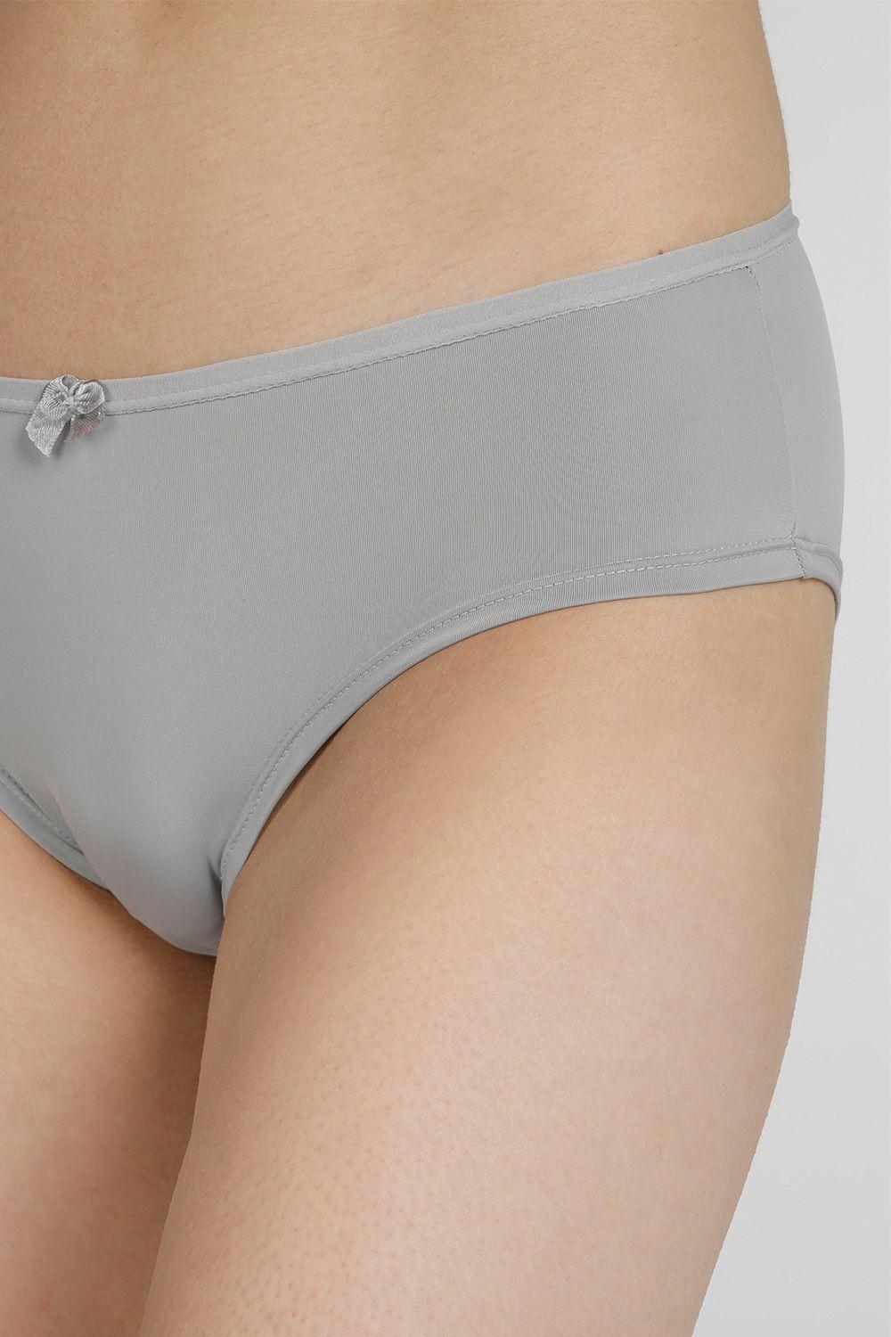 Pack 3 x calzon pantaleta microfibra P314.05-GRI2 Kayser-2