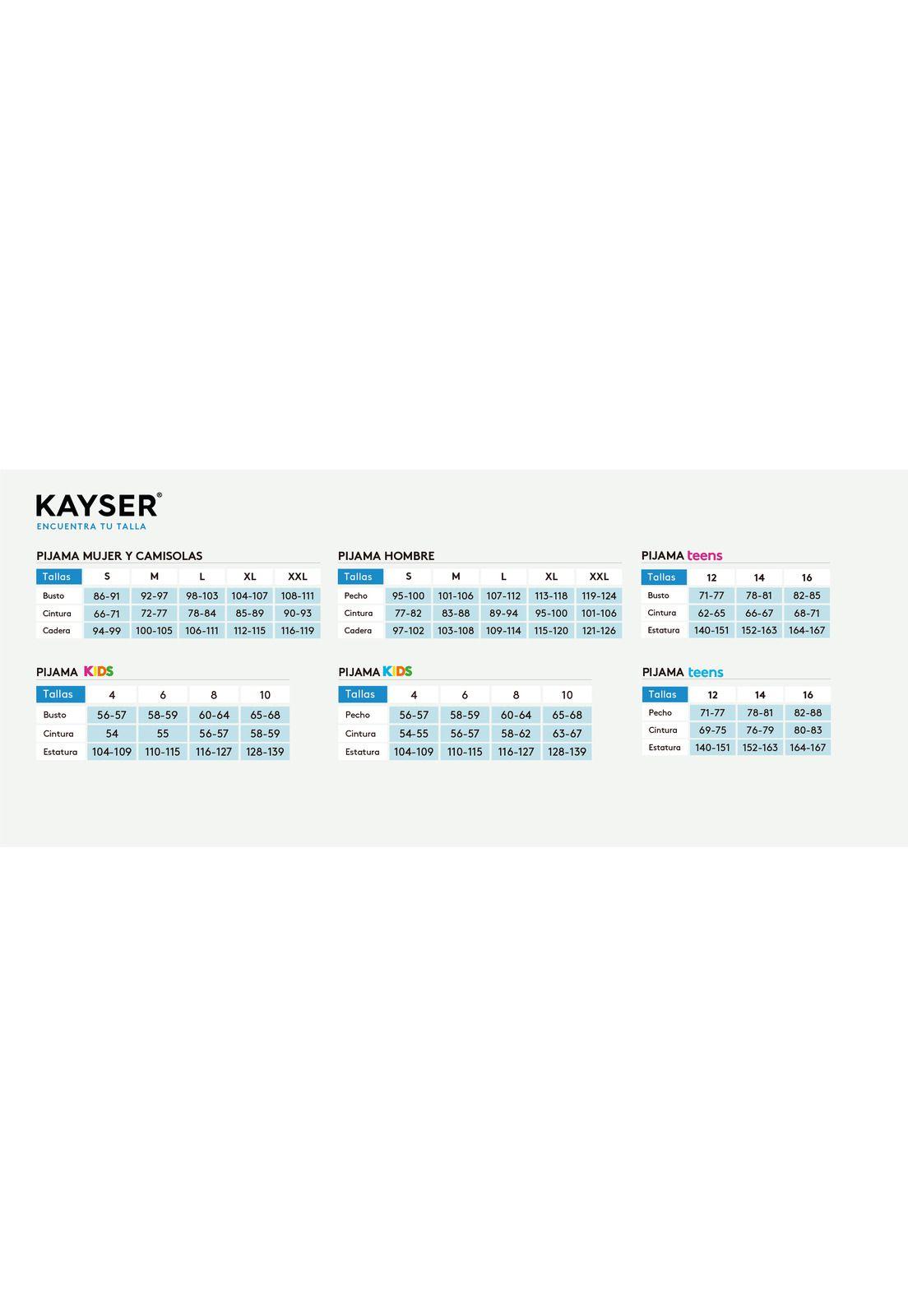 Camisa de dormir polar KAYSER 61.1417M-COR-3