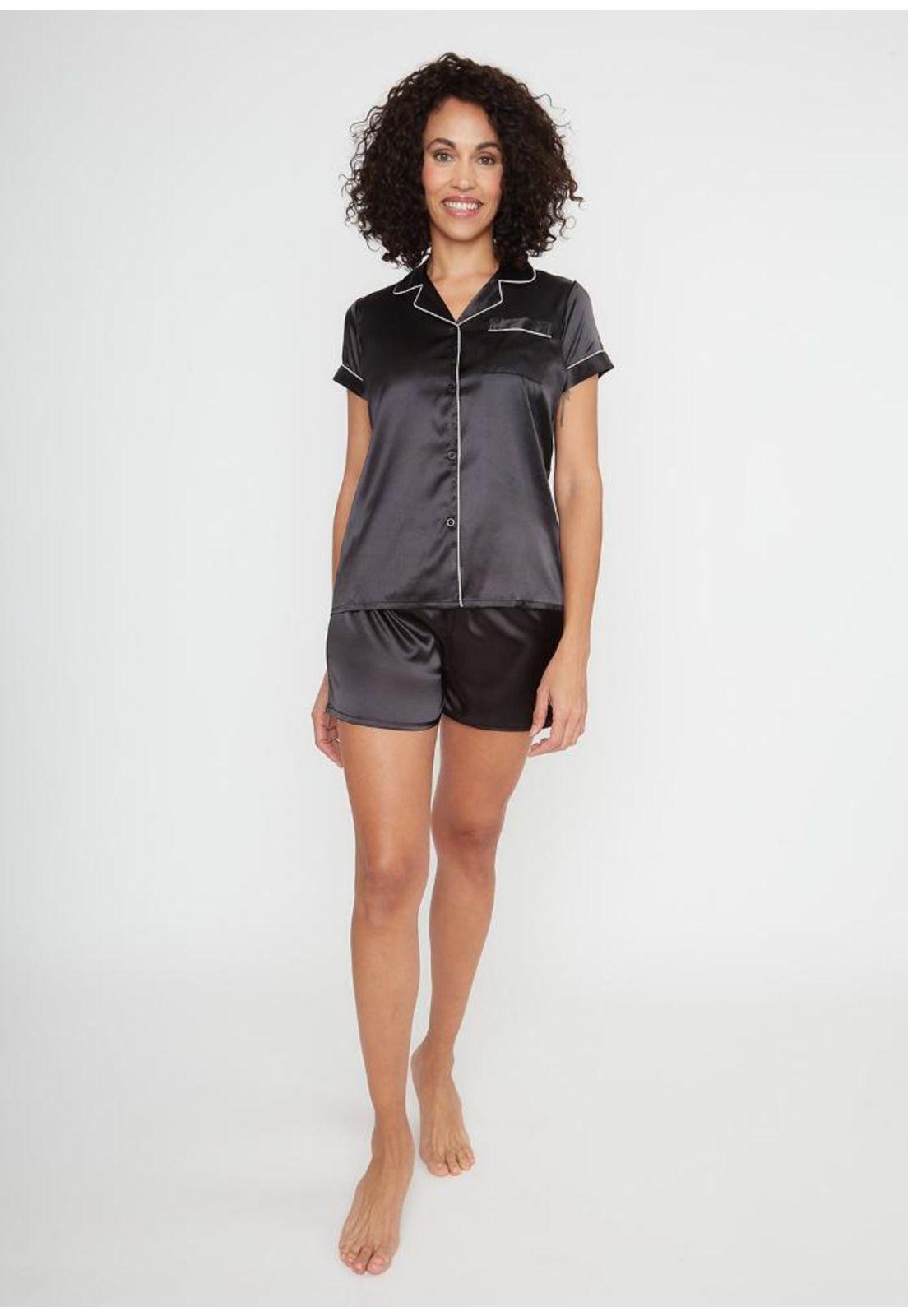 Pijama mujer satin KAYSER 70.1121-NEG-0
