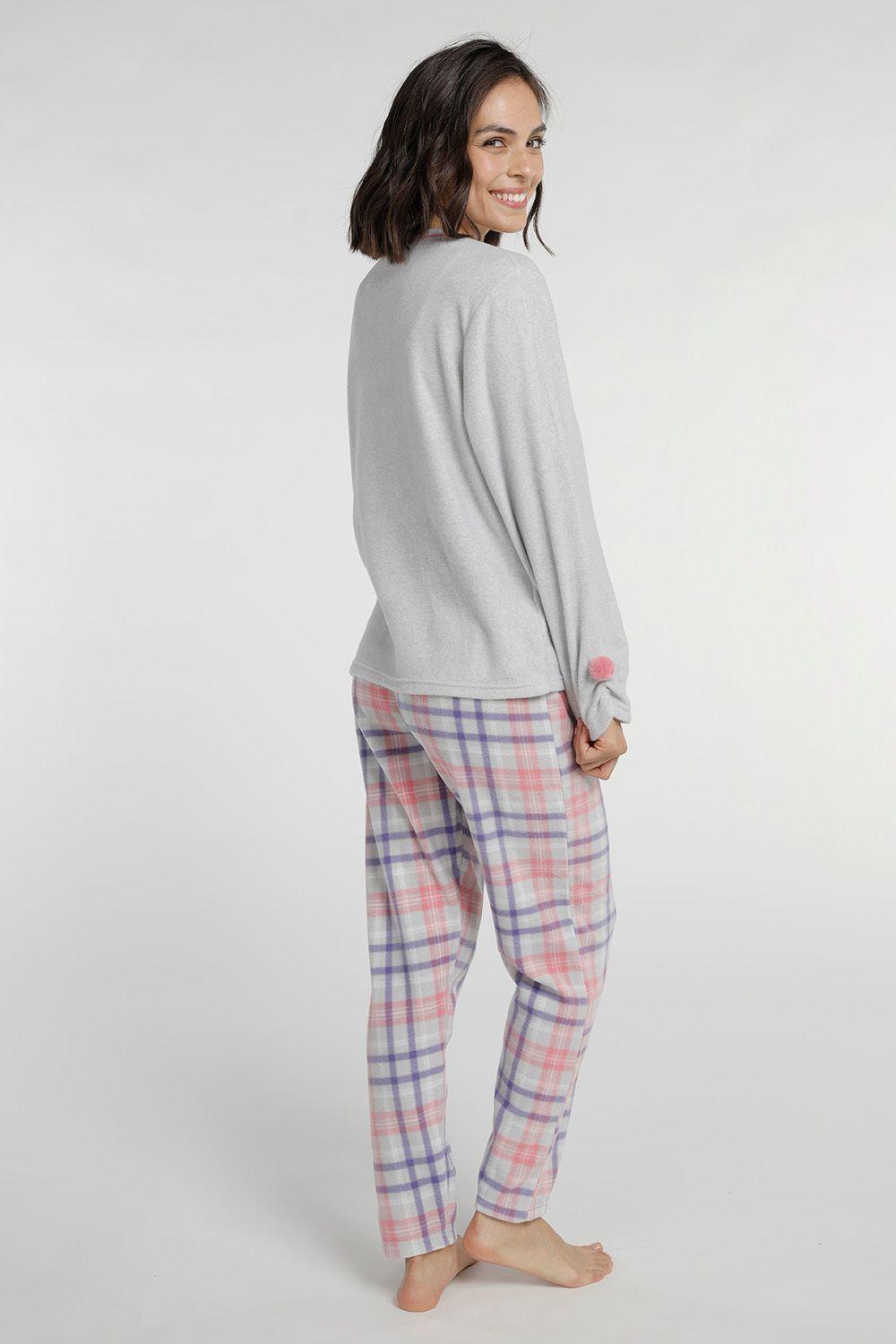 Pijama Mujer Polar KAYSER 60.1374M-GRI-1
