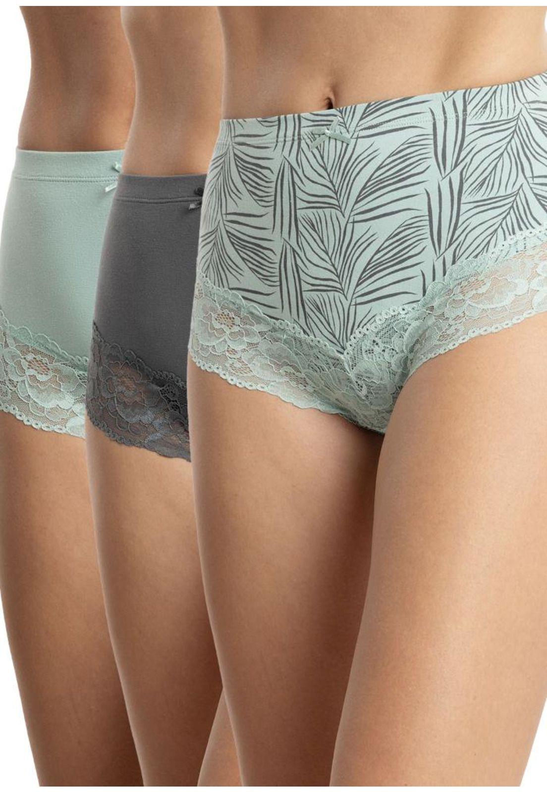 Pack 3 Pantaletas Tiro Alto Algodón Mujer Kayser P3145053-VER1-0