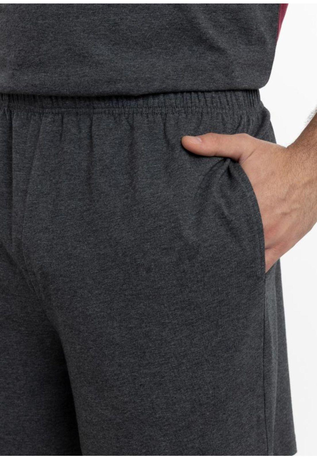Pijama Hombre Verano  2 piezas  Algodón Kayser  770825-GRI-3