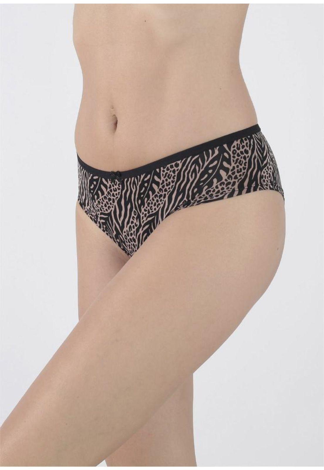 Pack 3x pantaleta microfibra P314.15-NEG10 Kayser-1