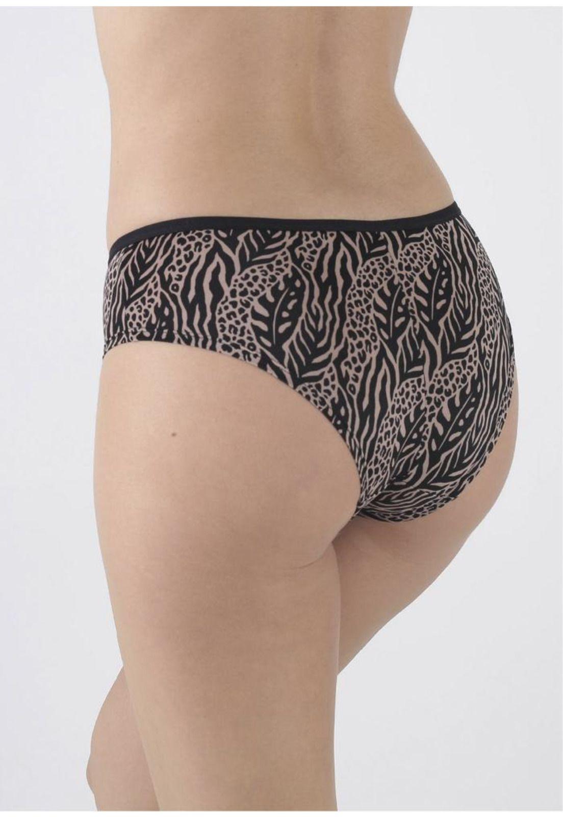 Pack 3x pantaleta microfibra P314.15-NEG10 Kayser-2