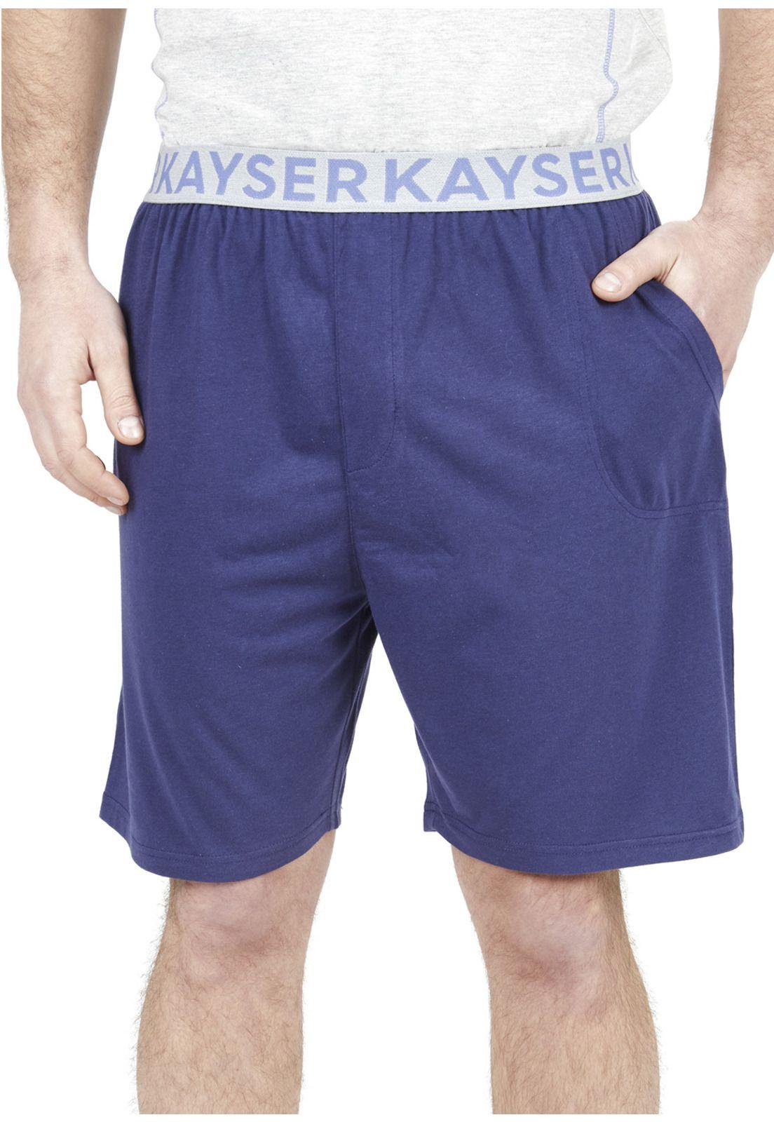 Pijama Short algodon 77.701-AZU Kayser-2