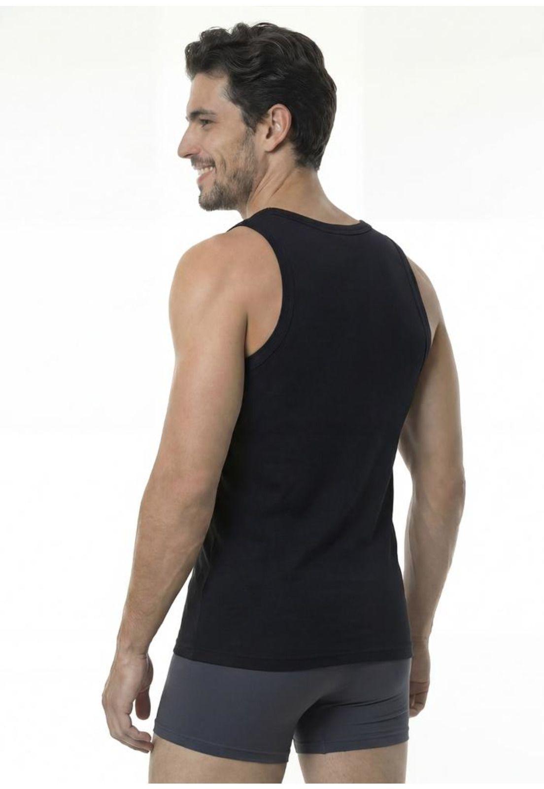 Camiseta Hombre Sin manga  40.12-NEG Algodón-1