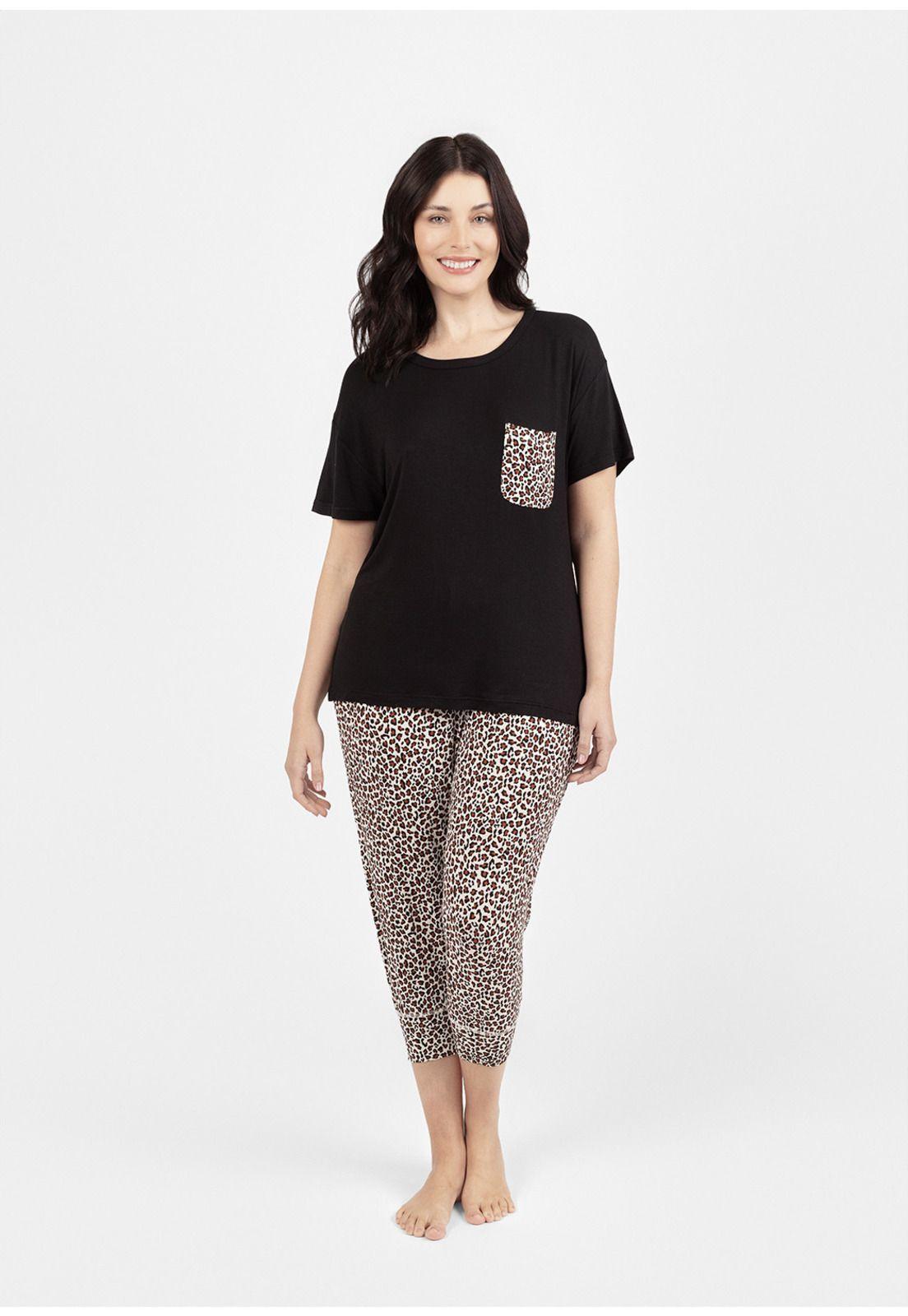 Pijama Capri viscosa 70.1003-NEG Kayser-0