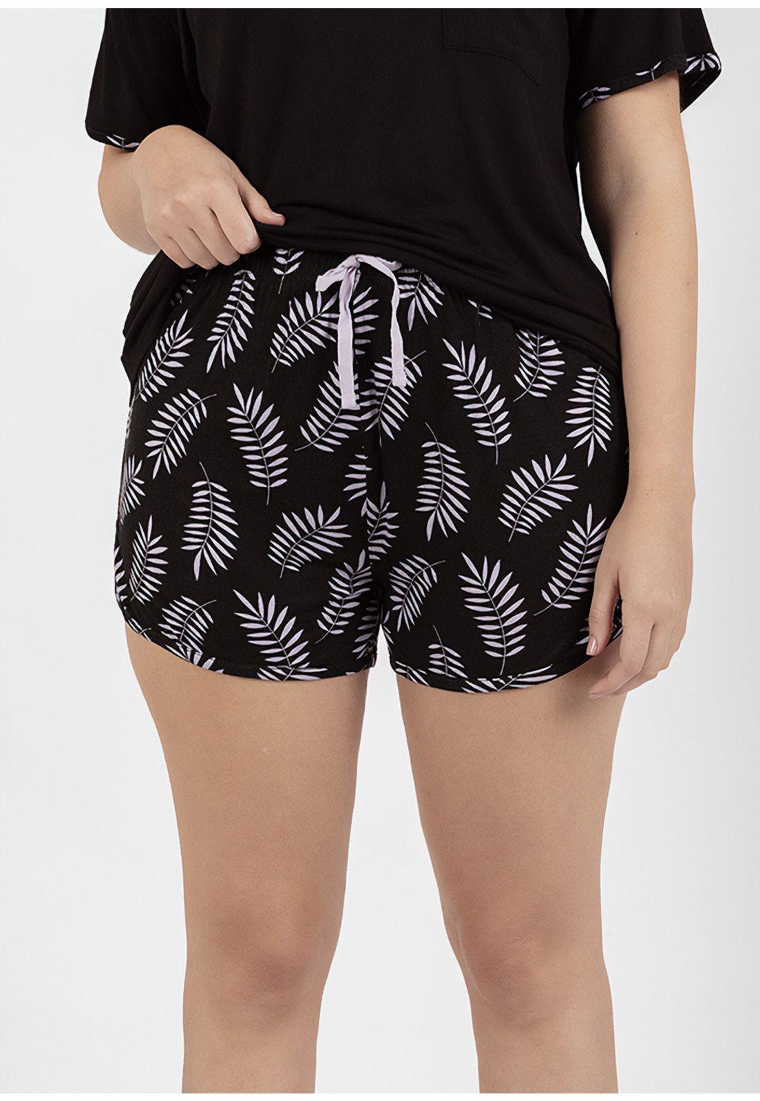Pijama short viscosa 70.935-NEG Kayser-2