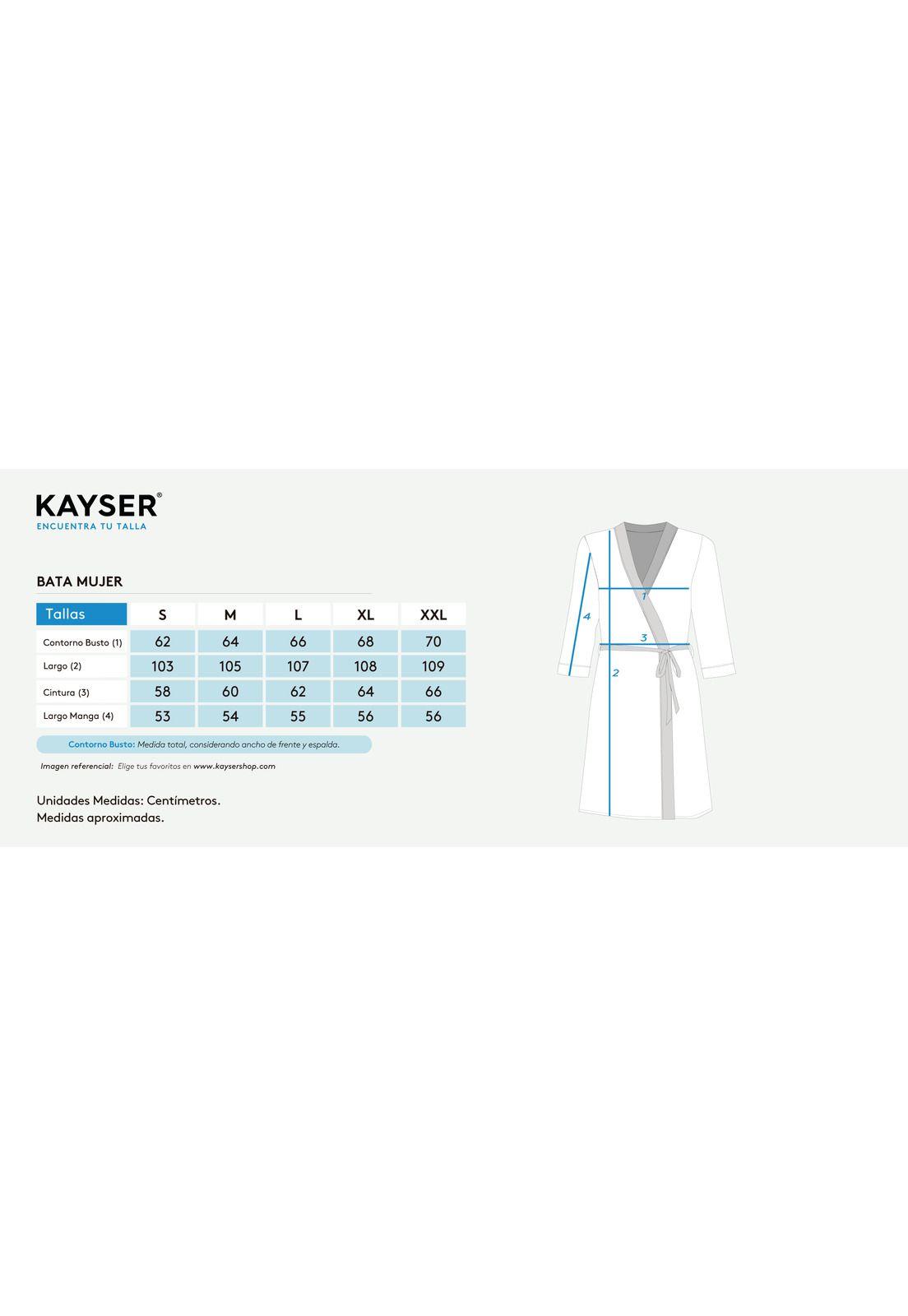 Bata de microfibra 78.37 Kayser-4