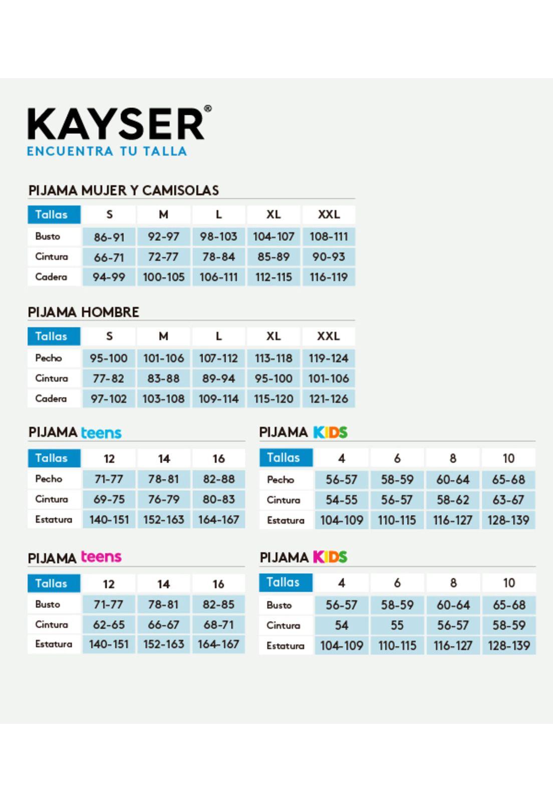 Camisola de dormir algodón  61.1532-GRI Kayser-3