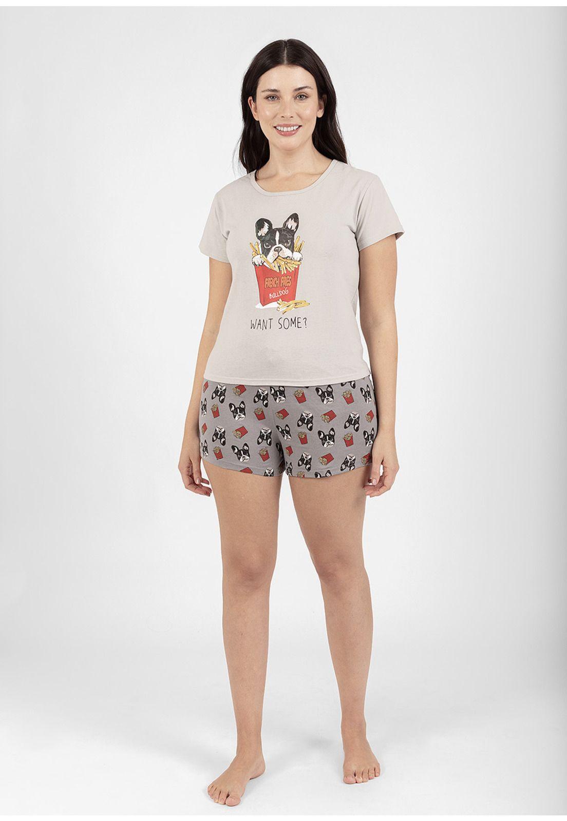 Pijama short algodón Kayser - Main Image