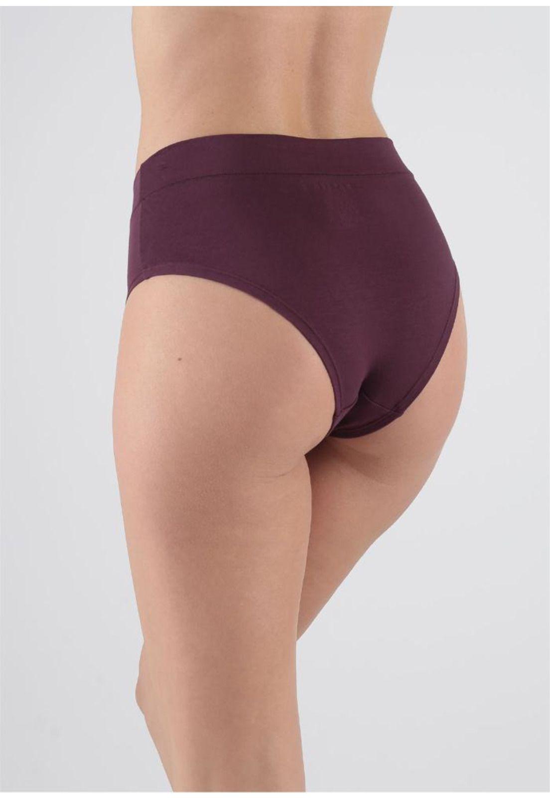 Pack 3X Calzon HI-Leggs Algodón P311.80-BUR2 Kayser-2