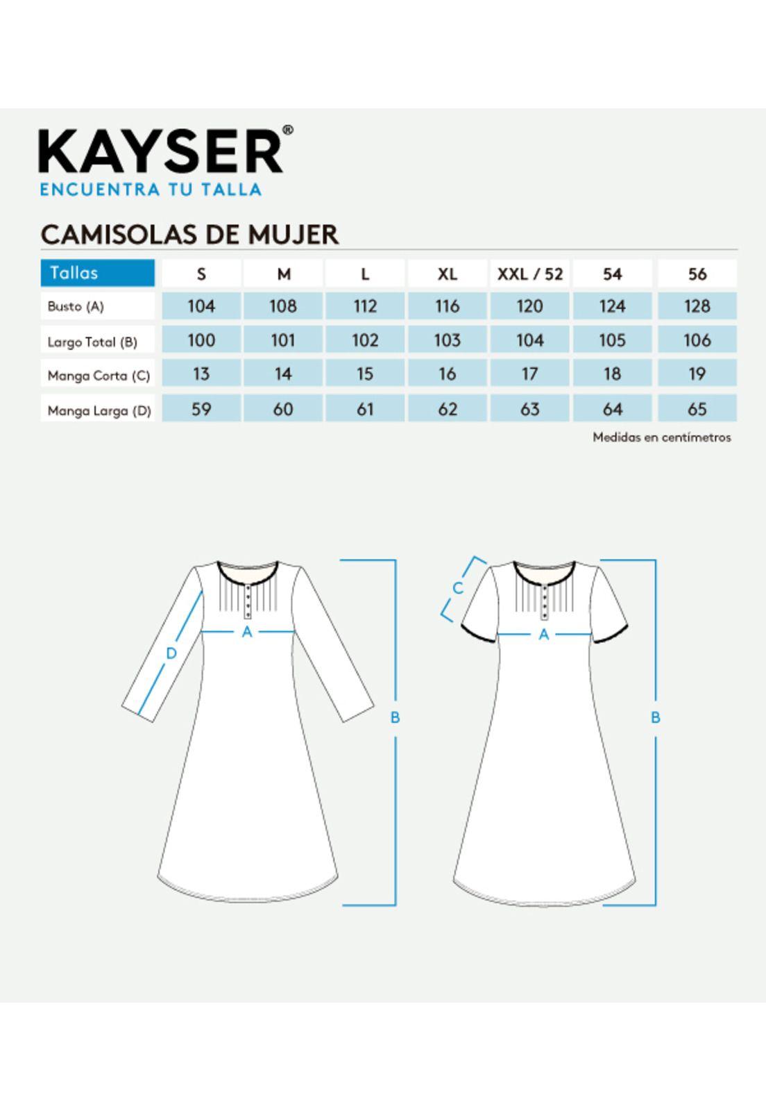 Camisa de dormir algodón  61.1553-ROS Kayser-3
