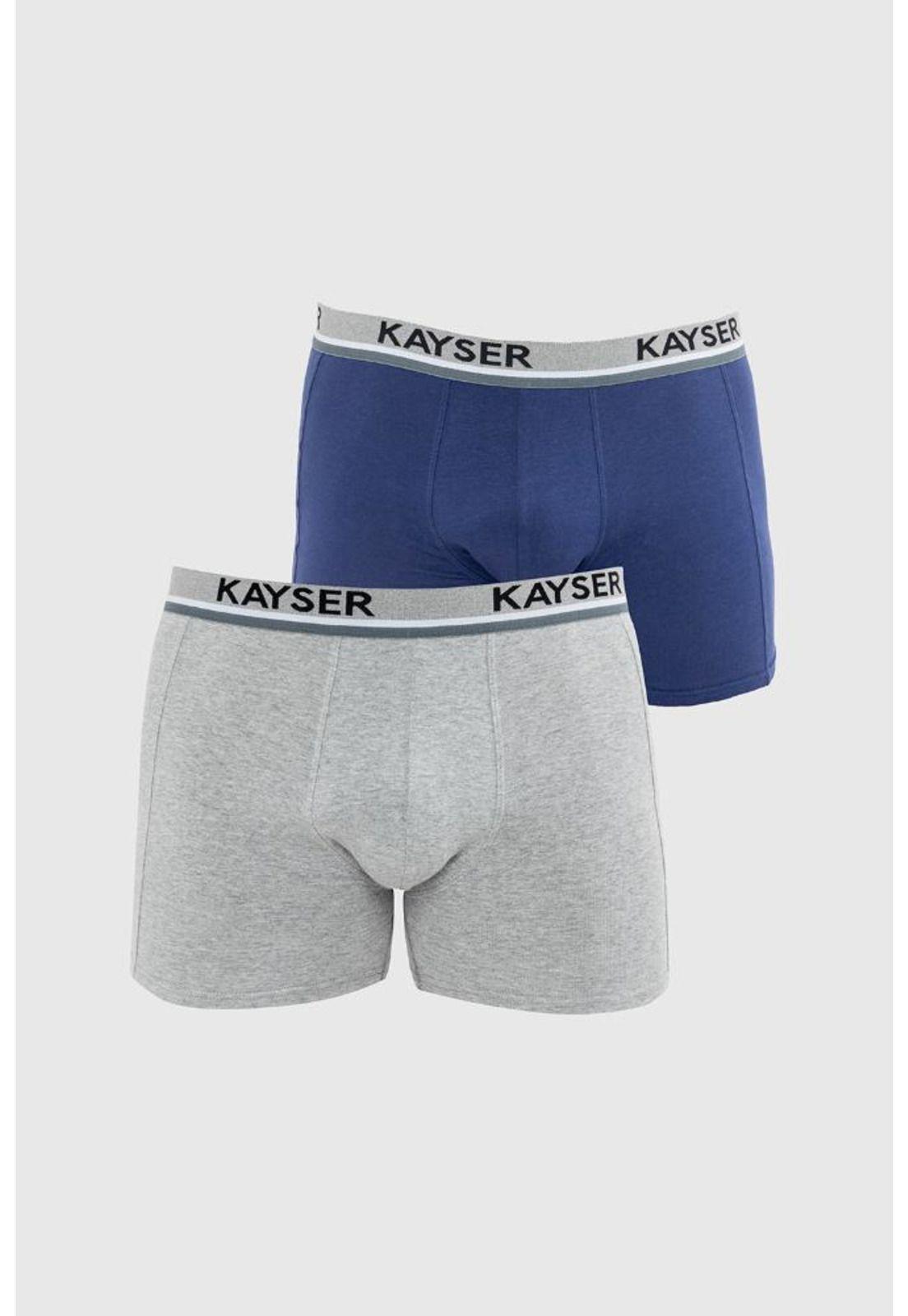 Pack 2xboxer corto algodon P293.09W-AZU Kayser-0