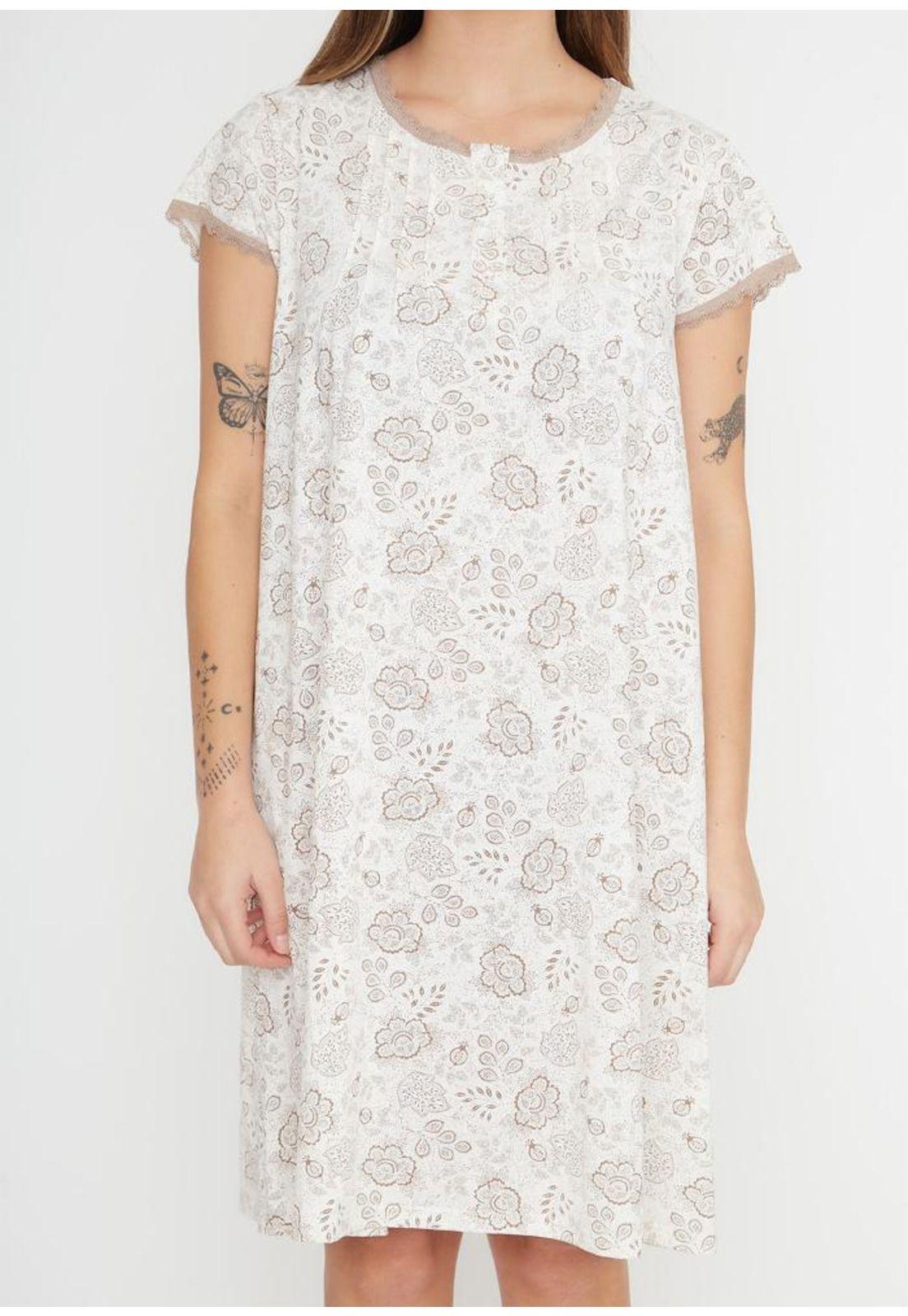 Camisón manga corta algodón KAYSER 71.1071-CAF-2