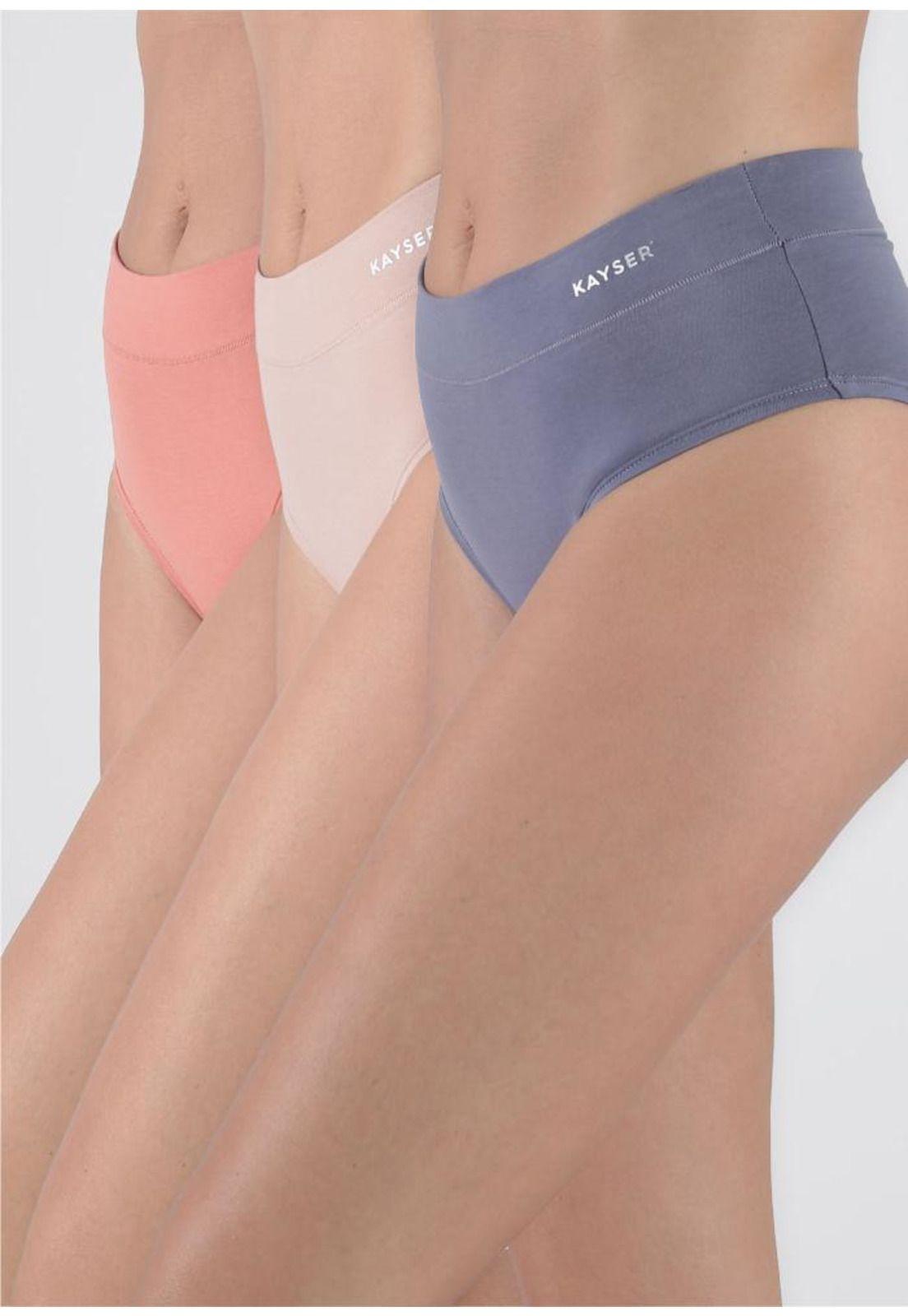 Pack 3X Calzon HI-Leggs Algodón P311.80-NAR Kayser-0
